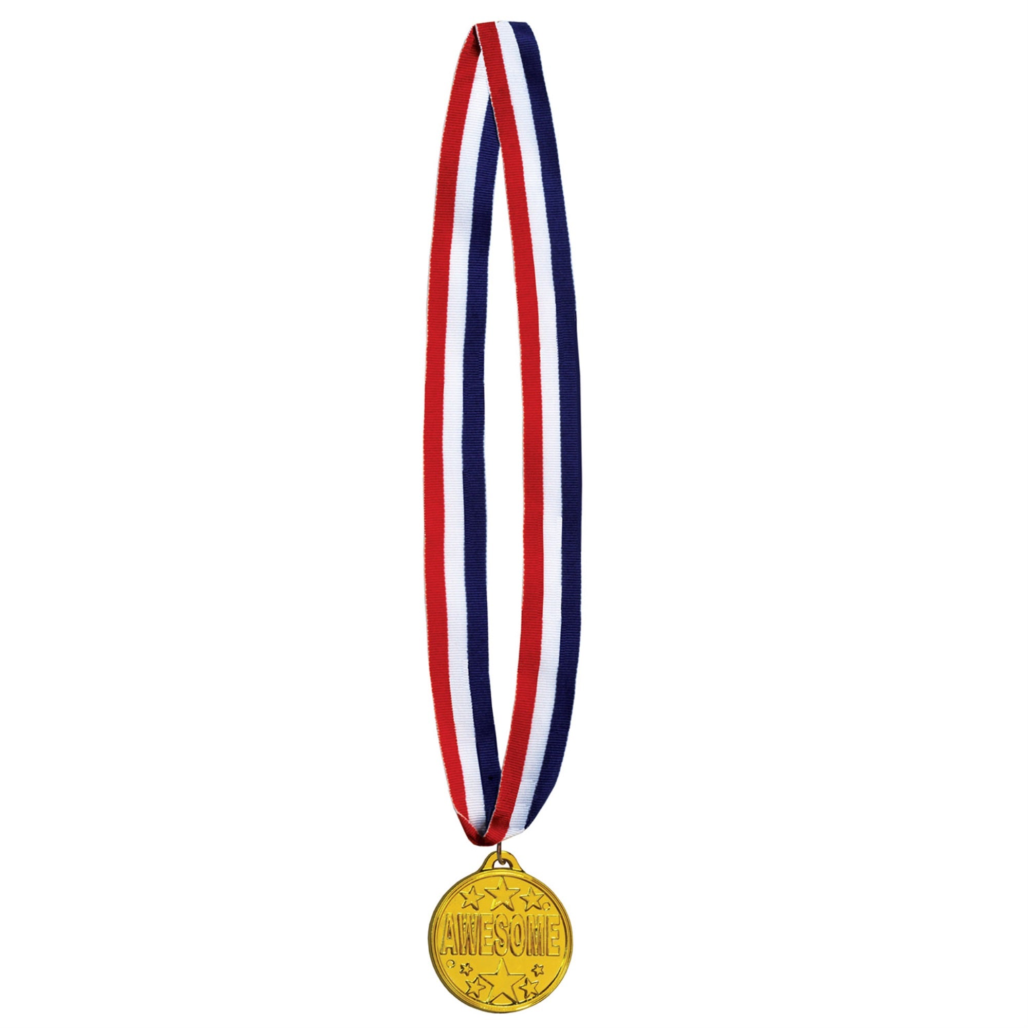 Awesome Medal W/Ribbon, (Pack Of 12)