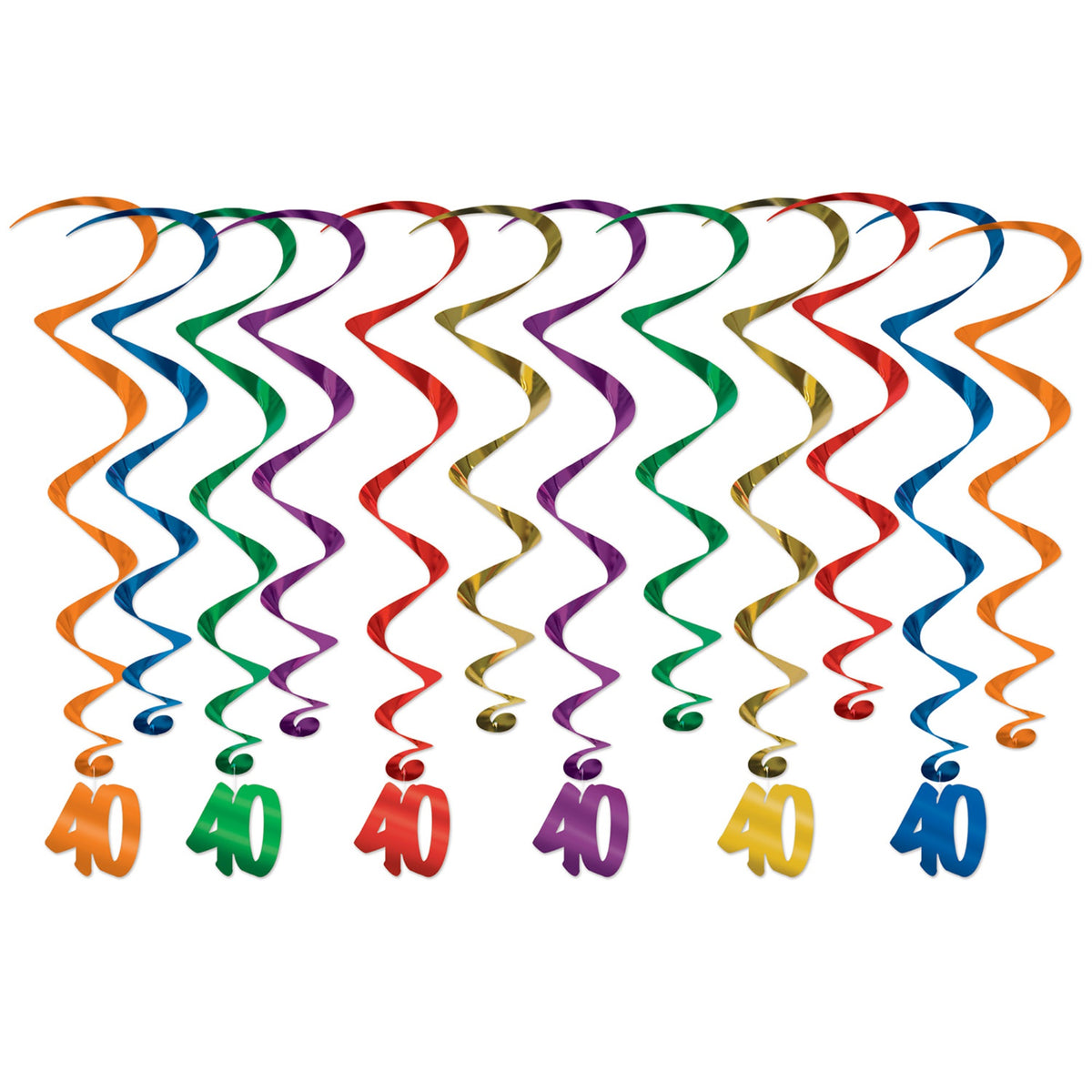 40  Whirls, (Pack Of 6)