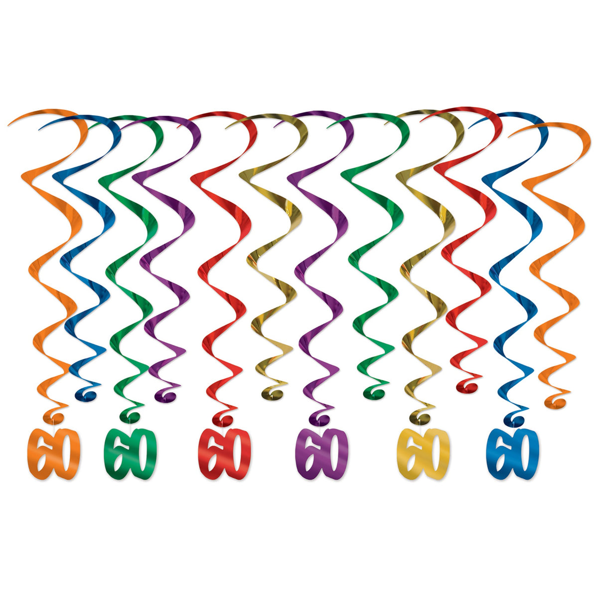 60  Whirls, (Pack Of 6)