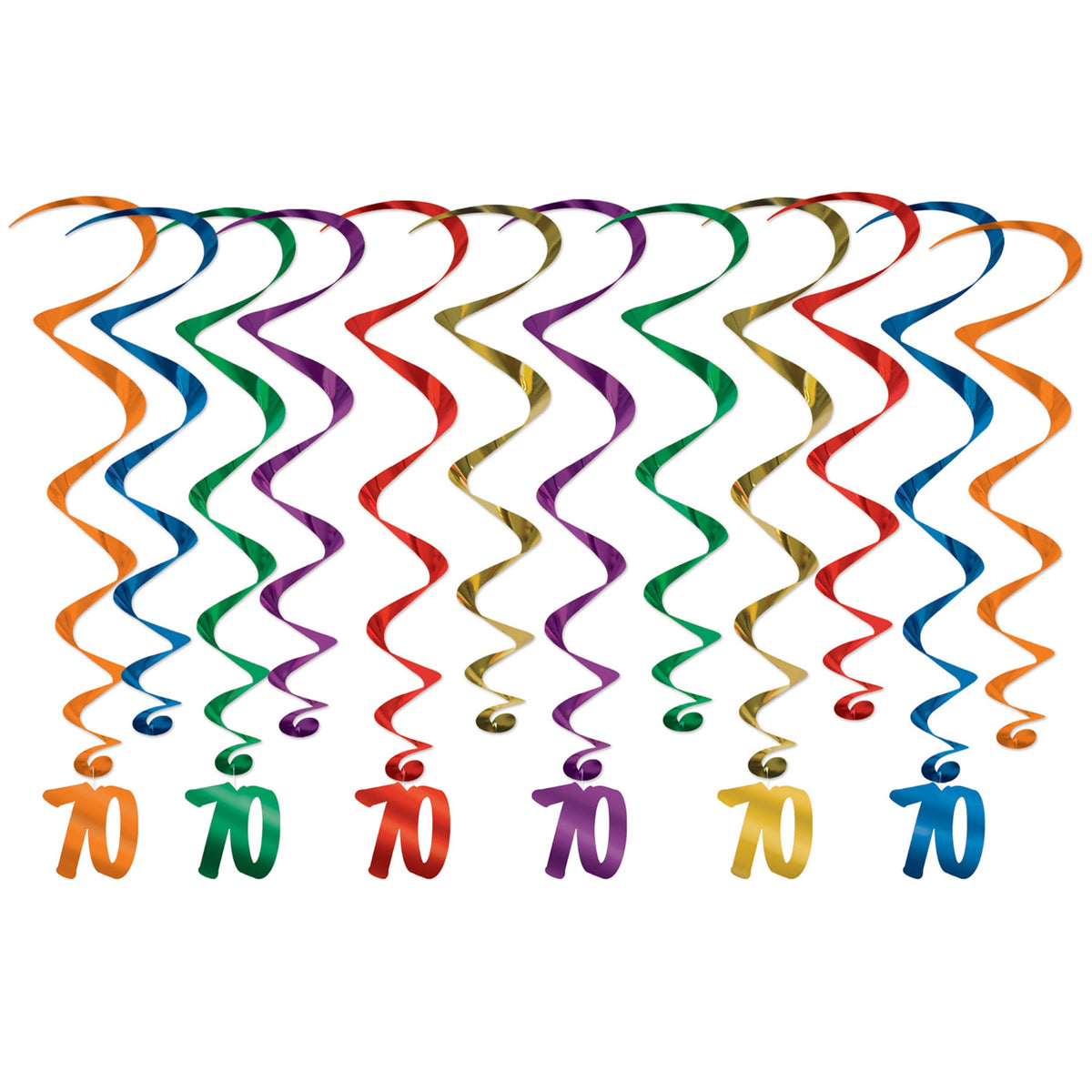 70  Whirls, (Pack Of 6)