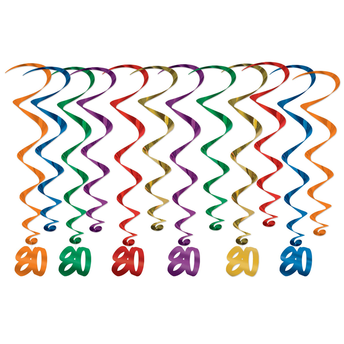 80  Whirls, (Pack Of 6)