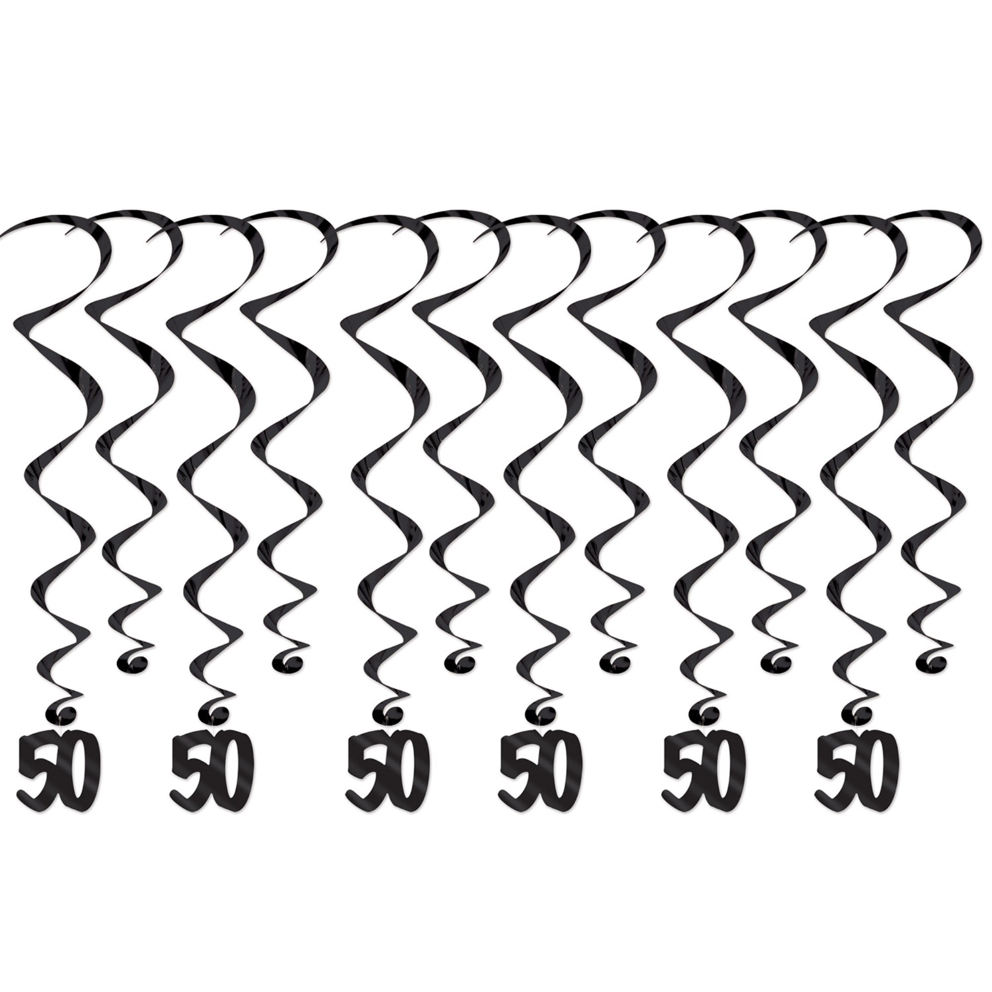 50  Whirls, (Pack Of 6)