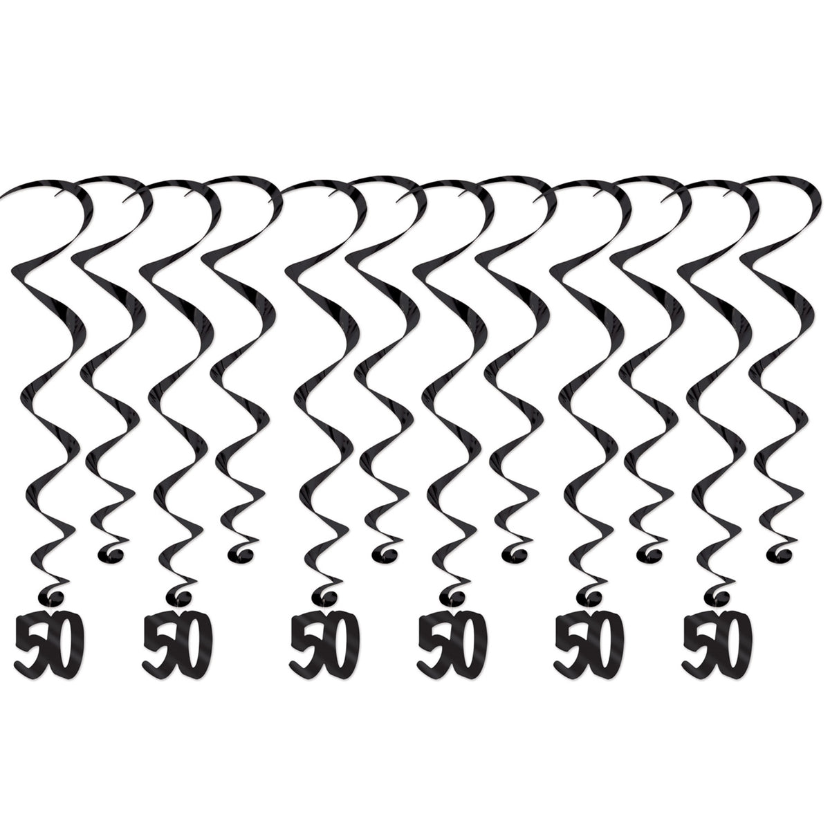50  Whirls, (Pack Of 6)