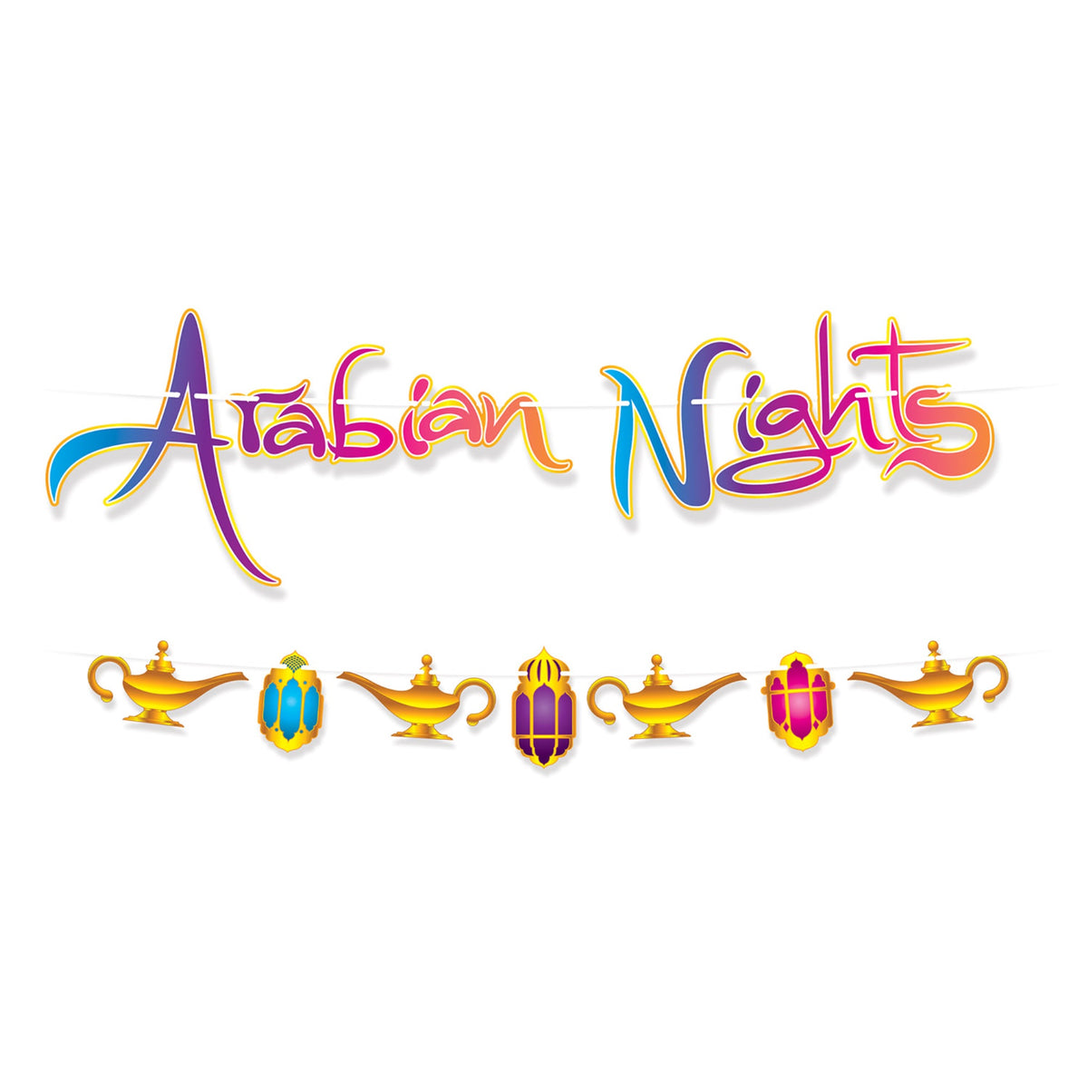 Arabian Nights Streamer Set, (Pack Of 12)