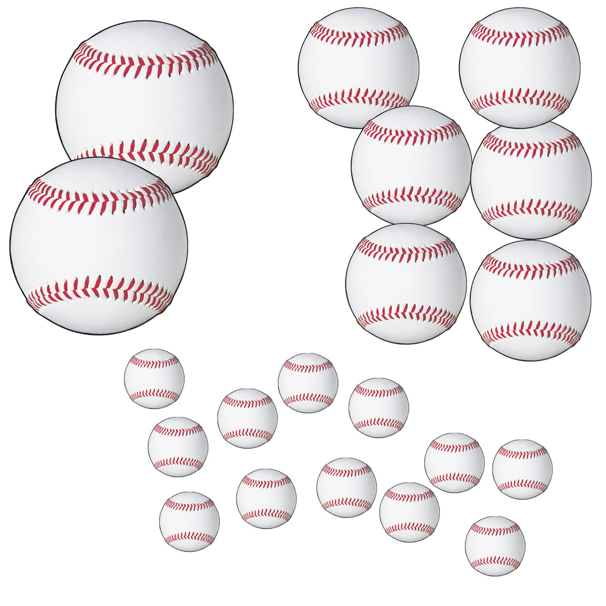Baseball Cutouts, (Pack Of 12)