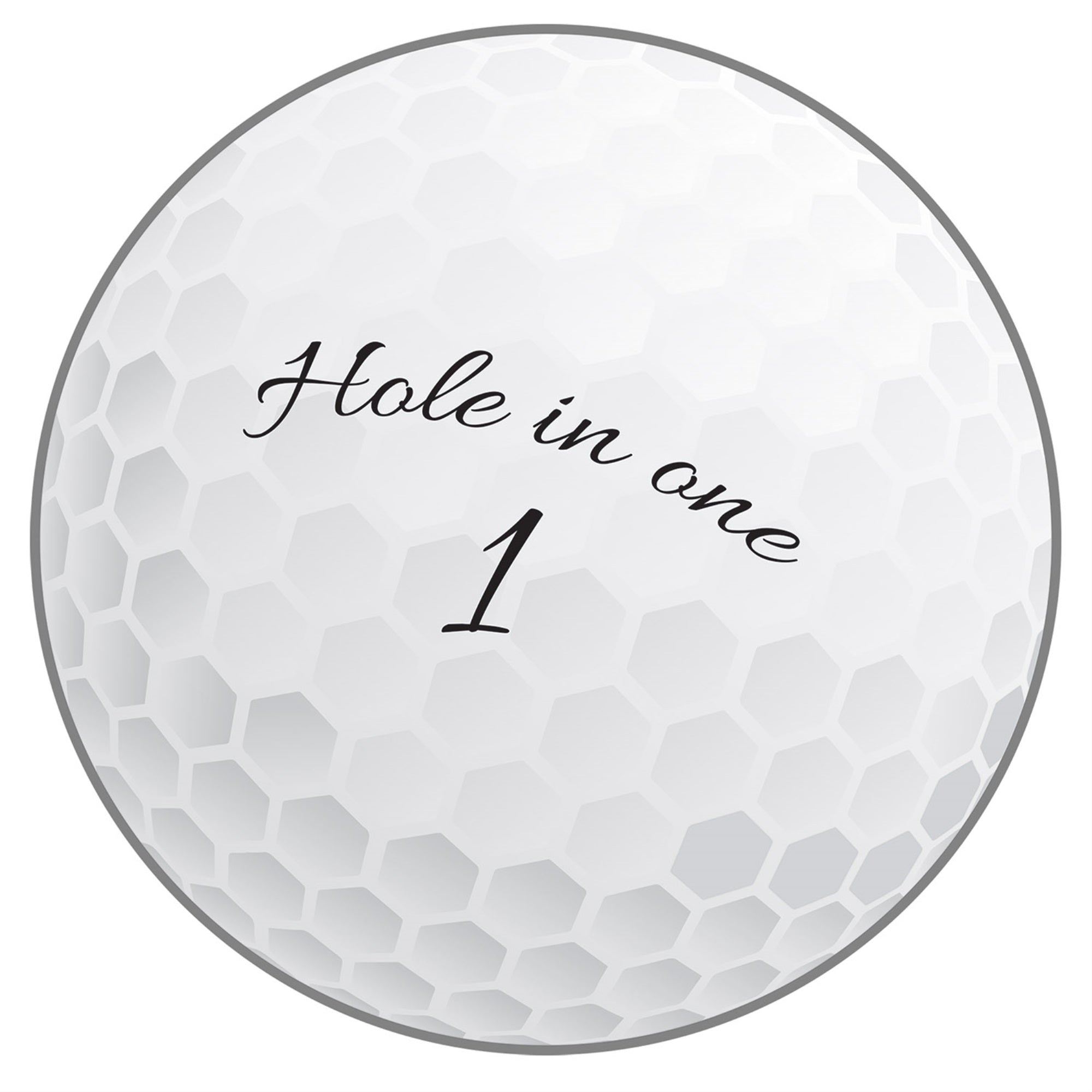 Golf Ball Cutout, (Pack Of 12)