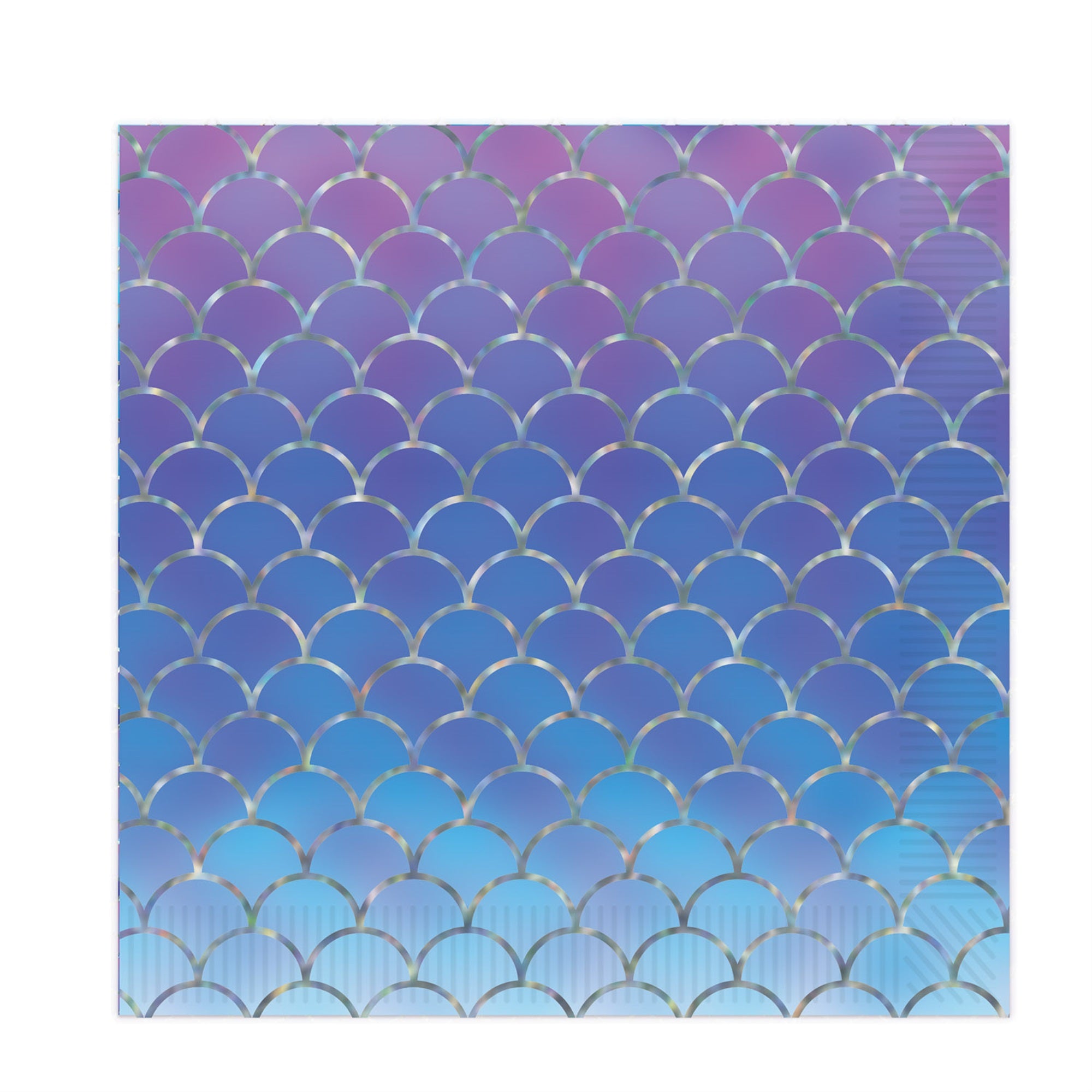 Mermaid Scales Luncheon Napkins, (Pack Of 12)