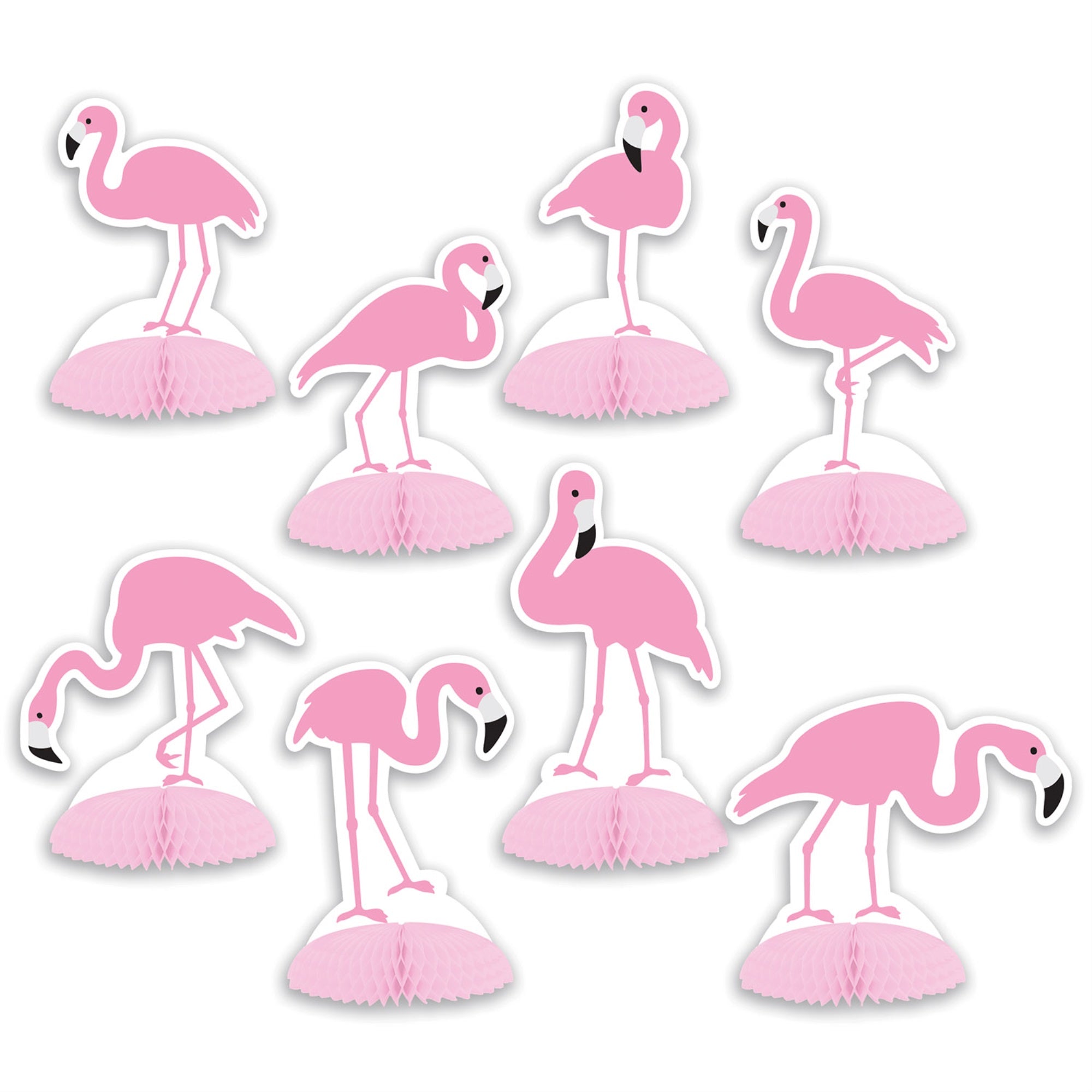 Flamingo Mini Centerpieces, (Pack Of 12)