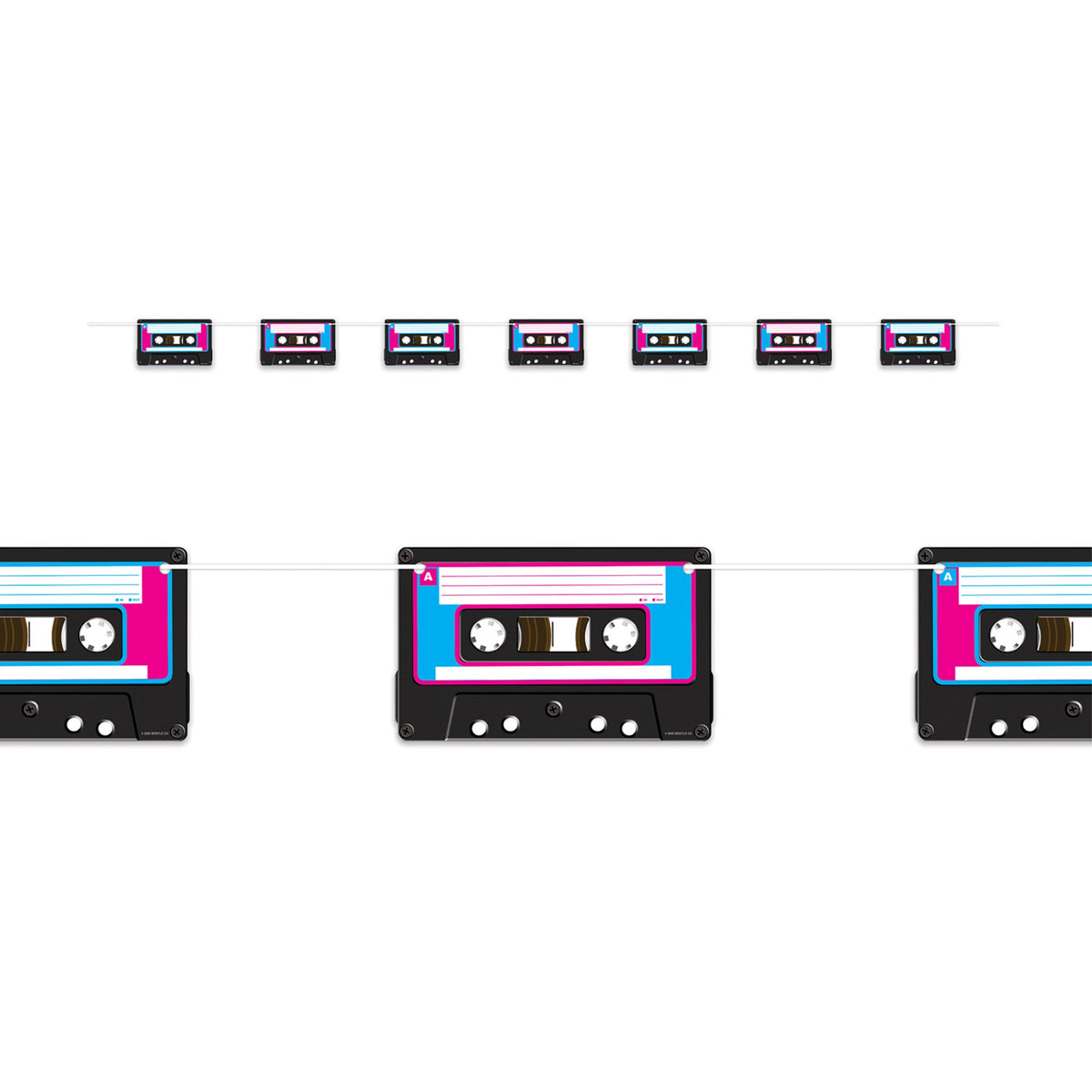 Cassette Tape Streamer, (Pack Of 12)
