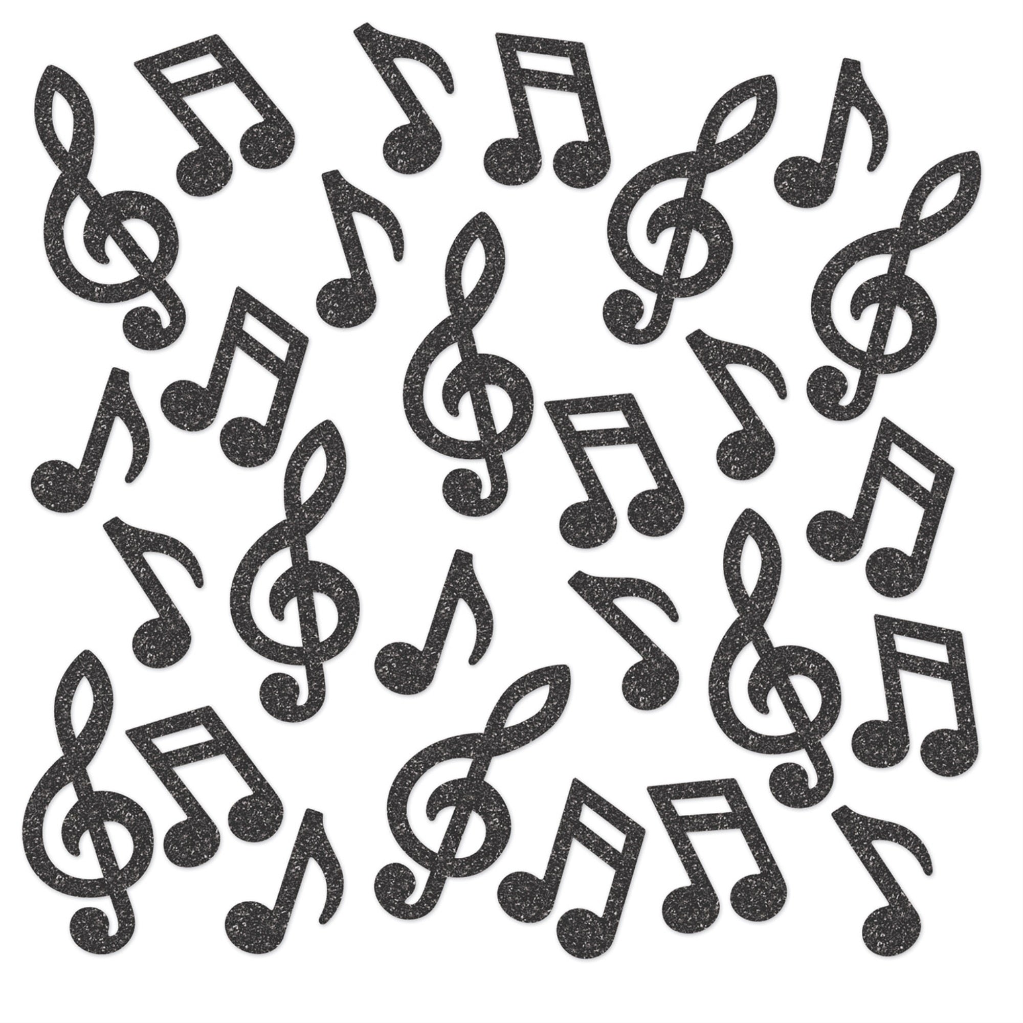 Musical Note Deluxe Sparkle Confetti, (Pack Of 12)