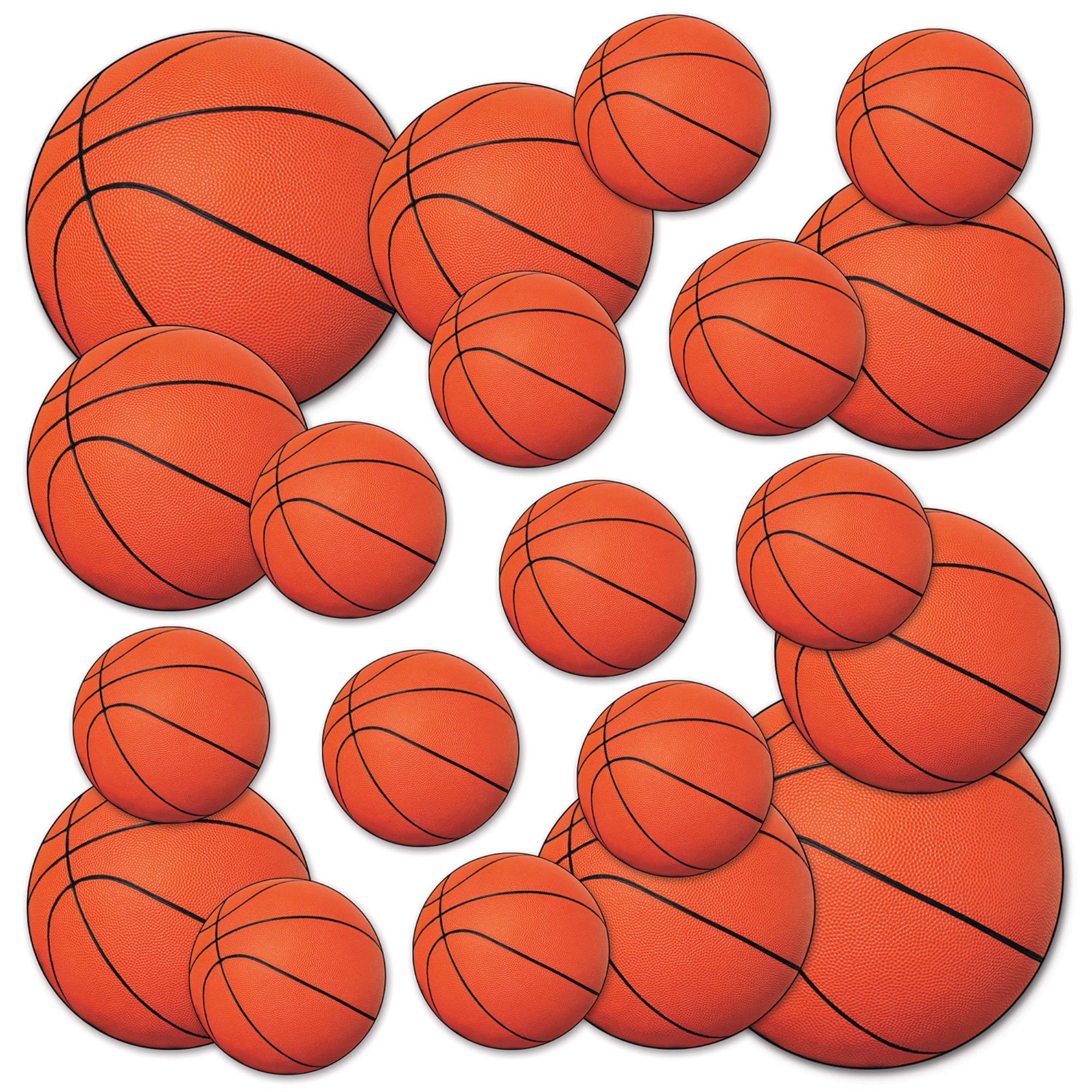 Basketball Cutouts, (Pack Of 12)