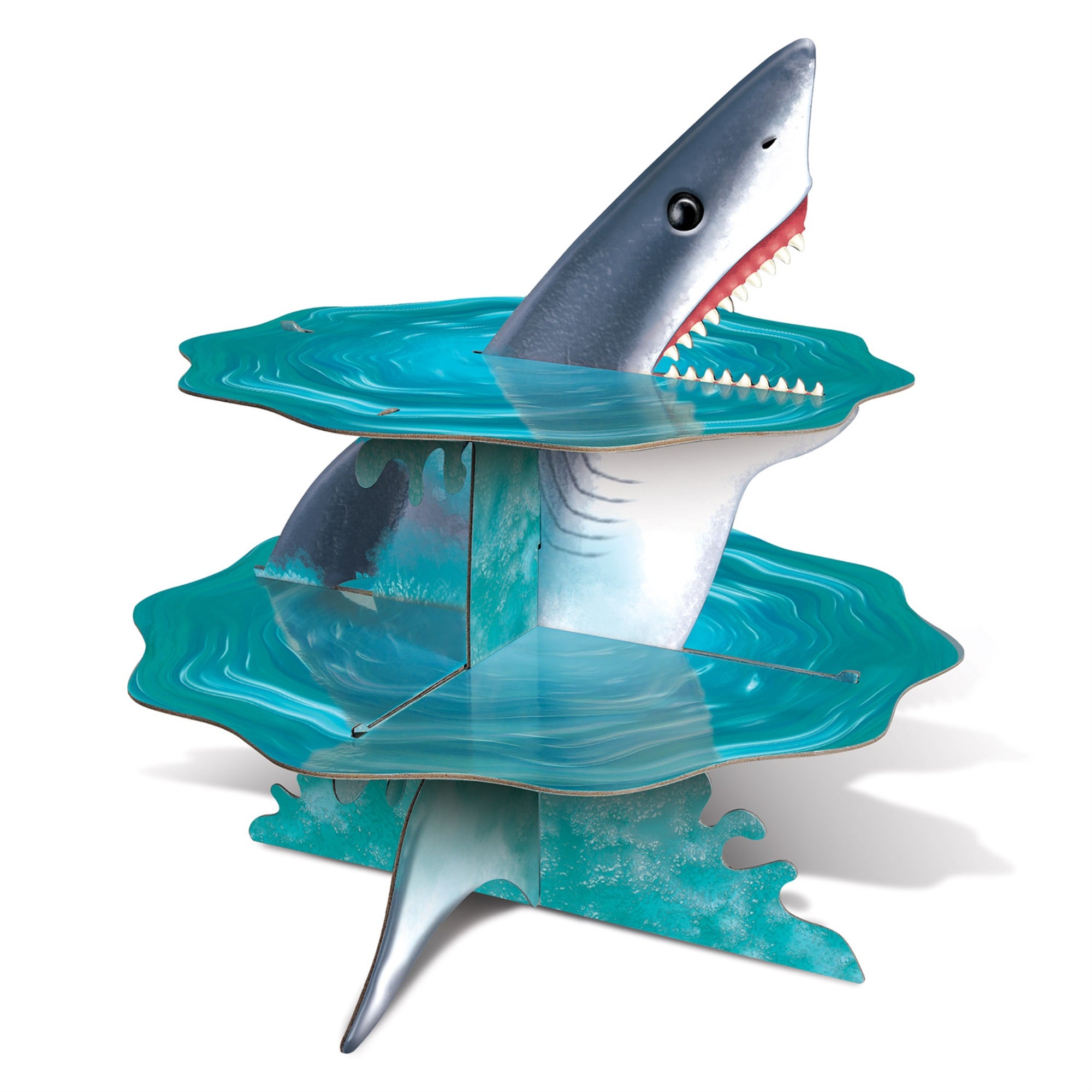 Shark Cupcake Stand, (Pack Of 12)