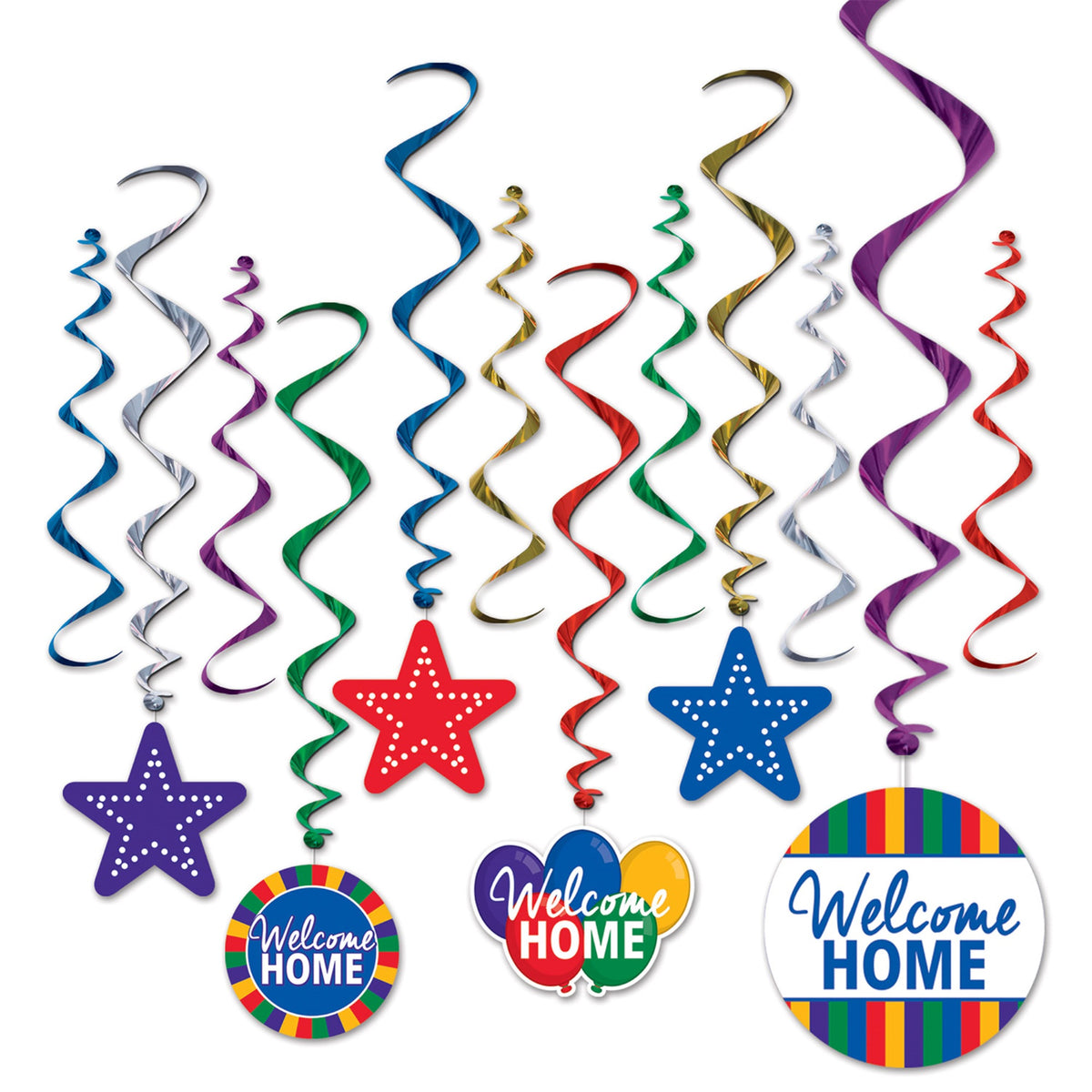 Welcome Home Whirls, (Pack Of 6)