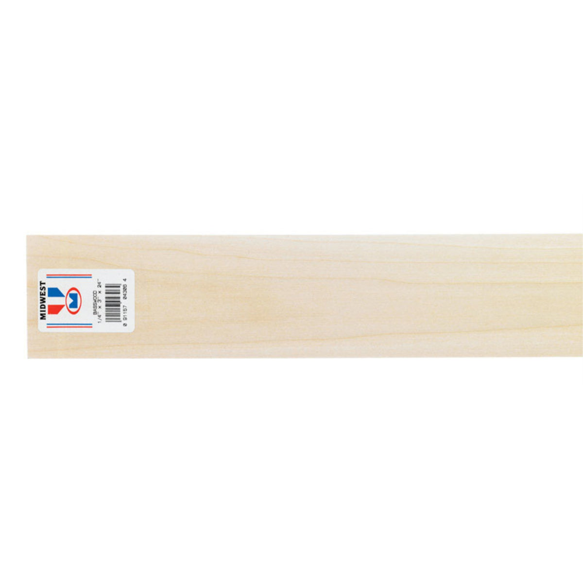 Basswd Sheet 1/4X3X24 (Pack Of 5)