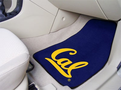 Uc Berkeley 2-Pc Carpeted Car Mats 17X27