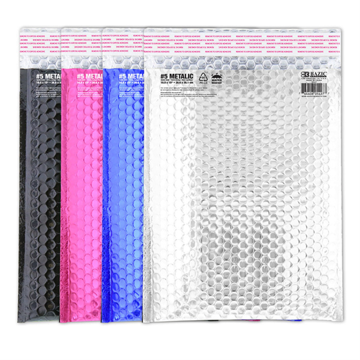 Bazic 10.5' X 15' (#5) Metallic Bubble Mailers