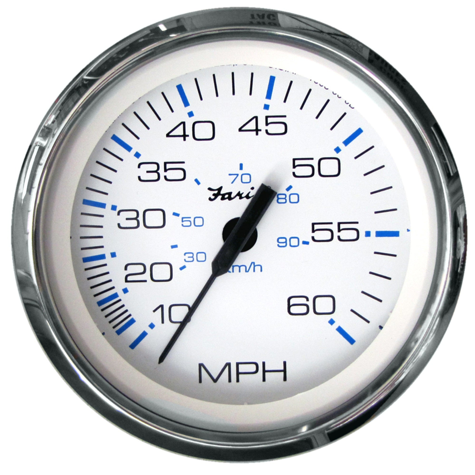 Faria Chesapeake White Ss 4' Speedometer 60Mph (Pitot)