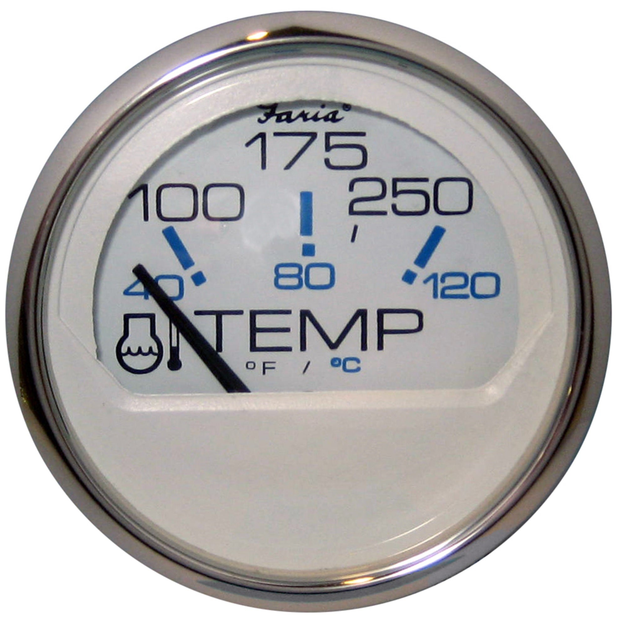 Faria Chesapeake White Ss 2' Water Temperature 100-250F