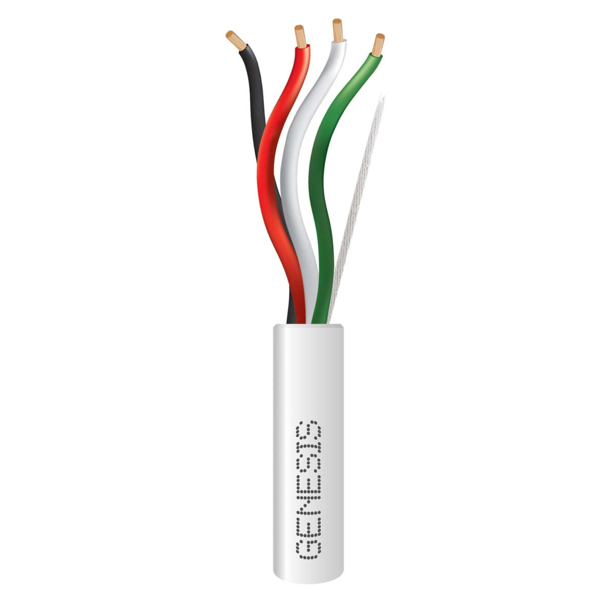 16/4 Stranded Audacious Riser 500' Box White
