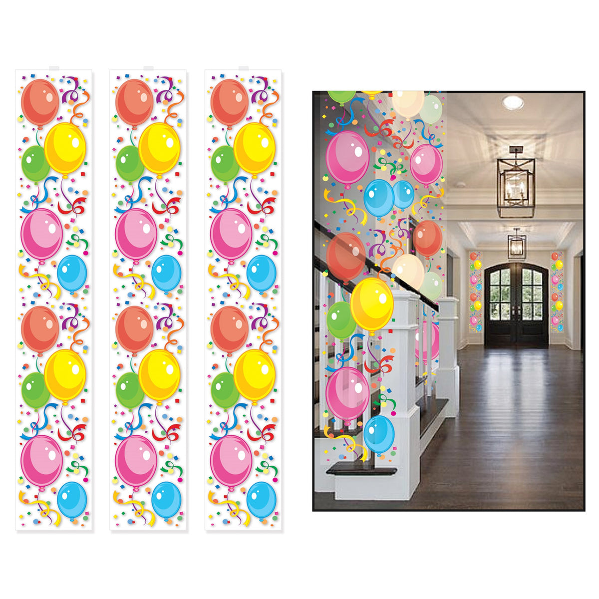 Balloon Party Panels, (Pack Of 12)