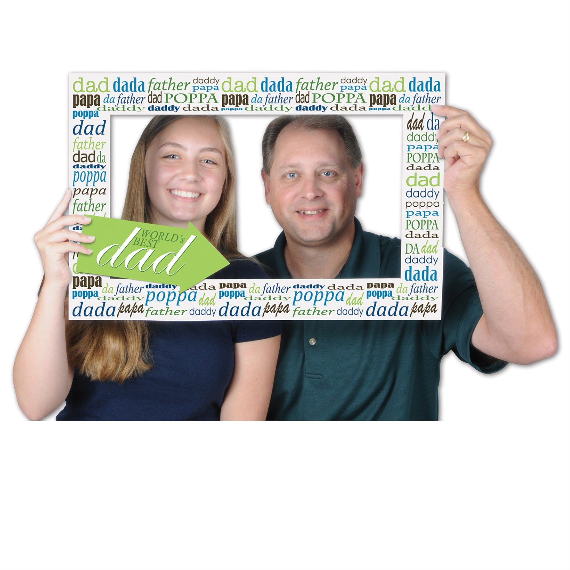 Fathers Day Photo Fun Frame, (Pack Of 12)