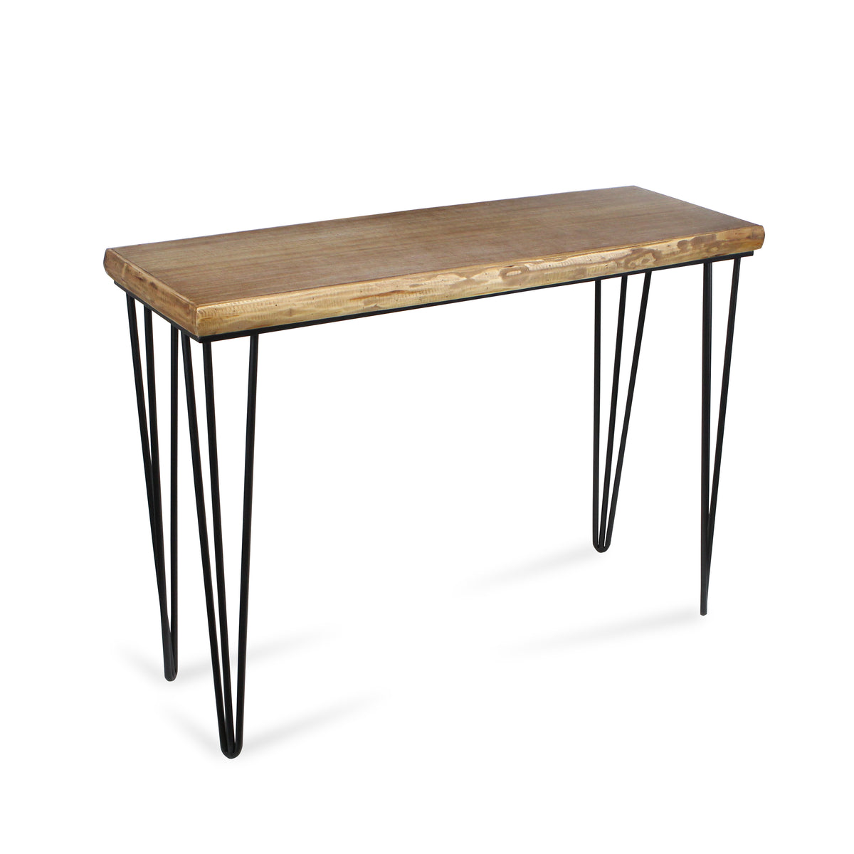 Sabella Rectangular Wood Table & Metal Legs