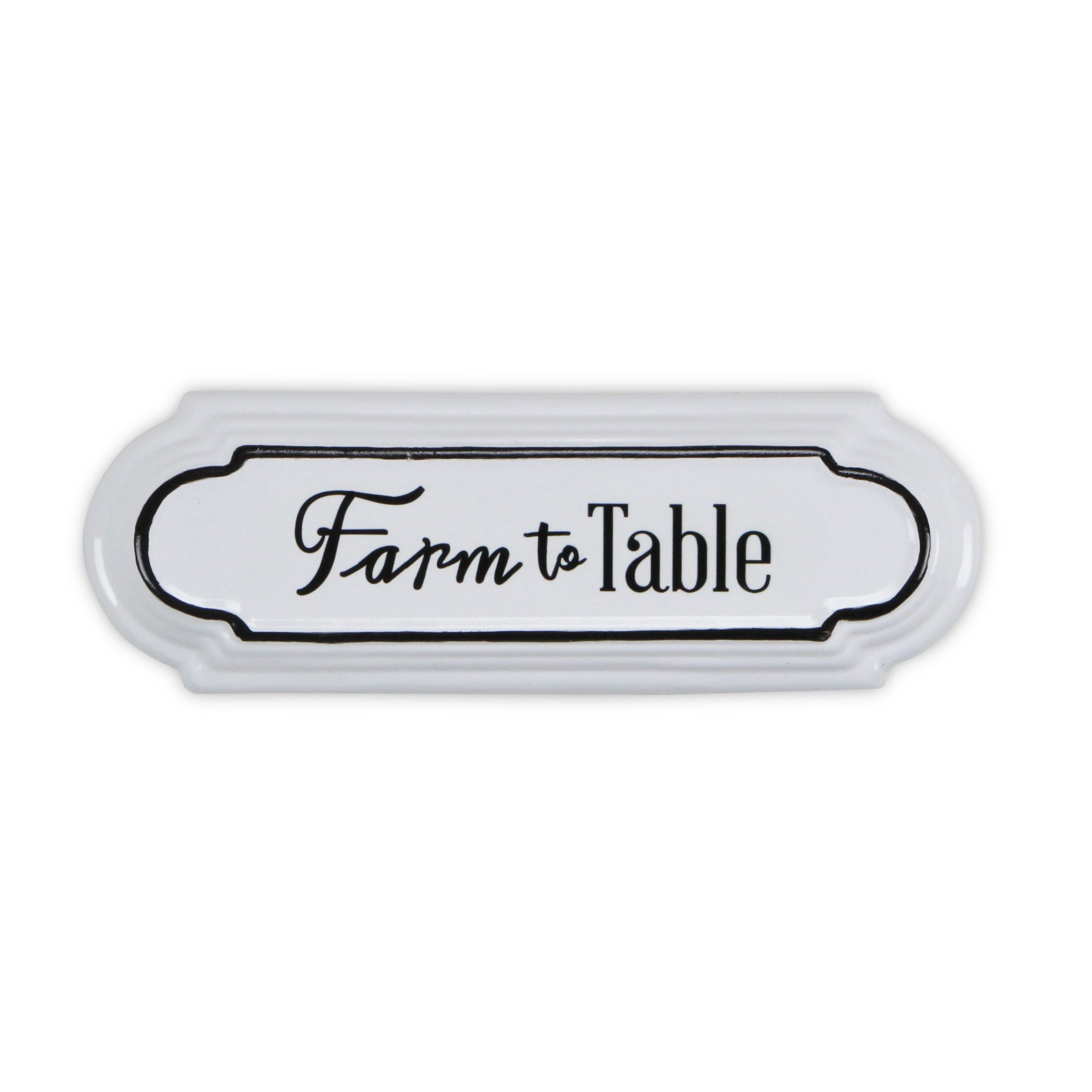 Alaric Horizontal Farm To Table Wall Sign