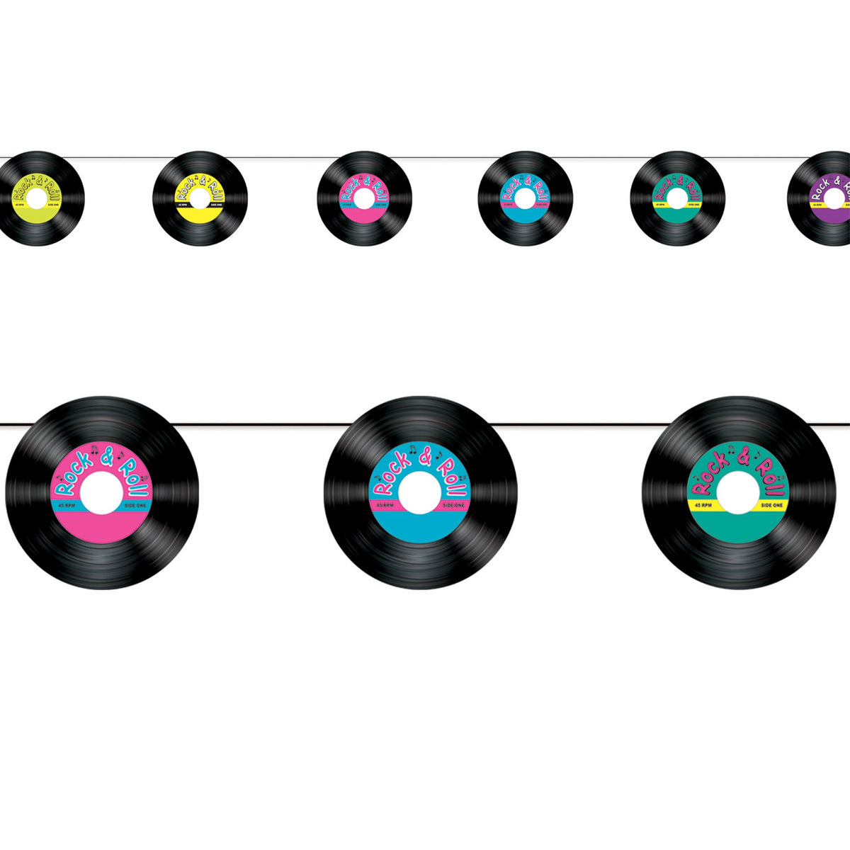Records Streamer, (Pack Of 12)
