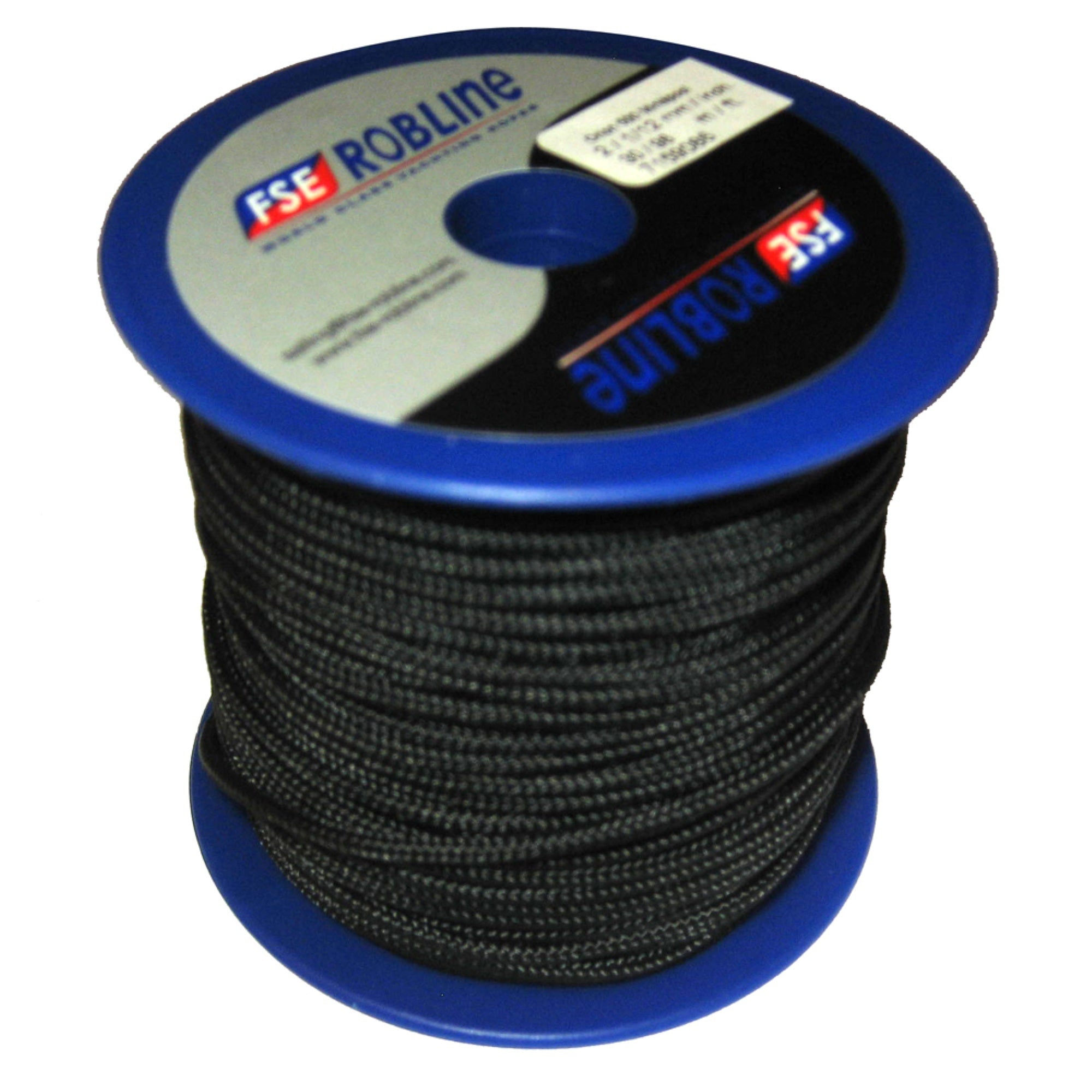 Fse Robline Mini Reel Orion  500 Black 2Mm X 98'