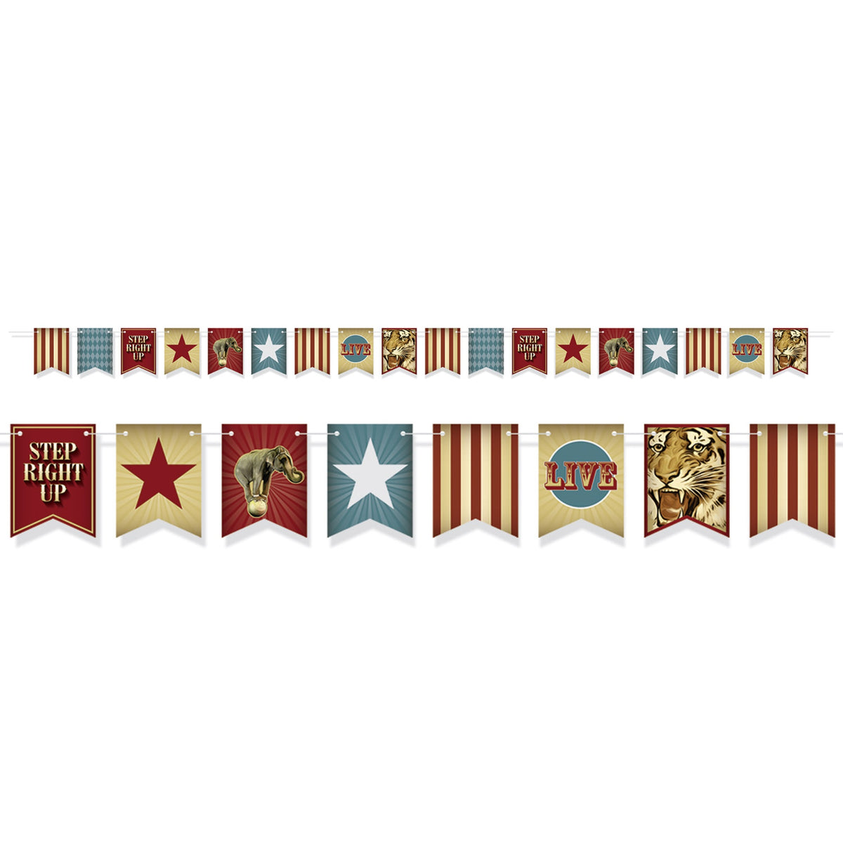 Vintage Circus Streamer, (Pack Of 12)