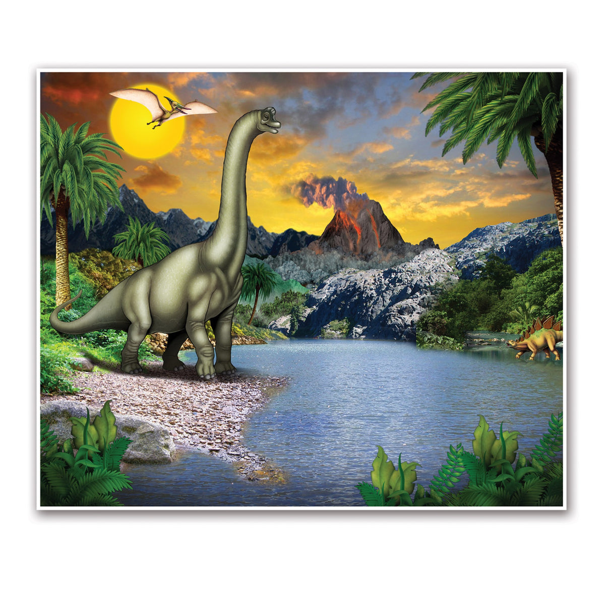 Dinosaur Insta-Mural, (Pack Of 6)