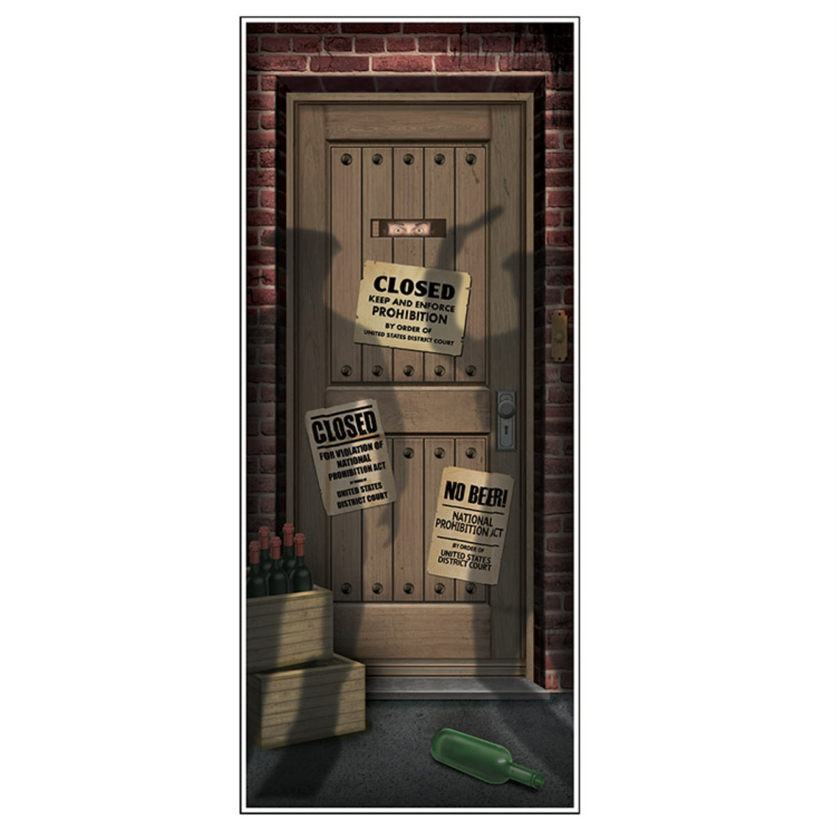 Speakeasy Door Cover, (Pack Of 12)