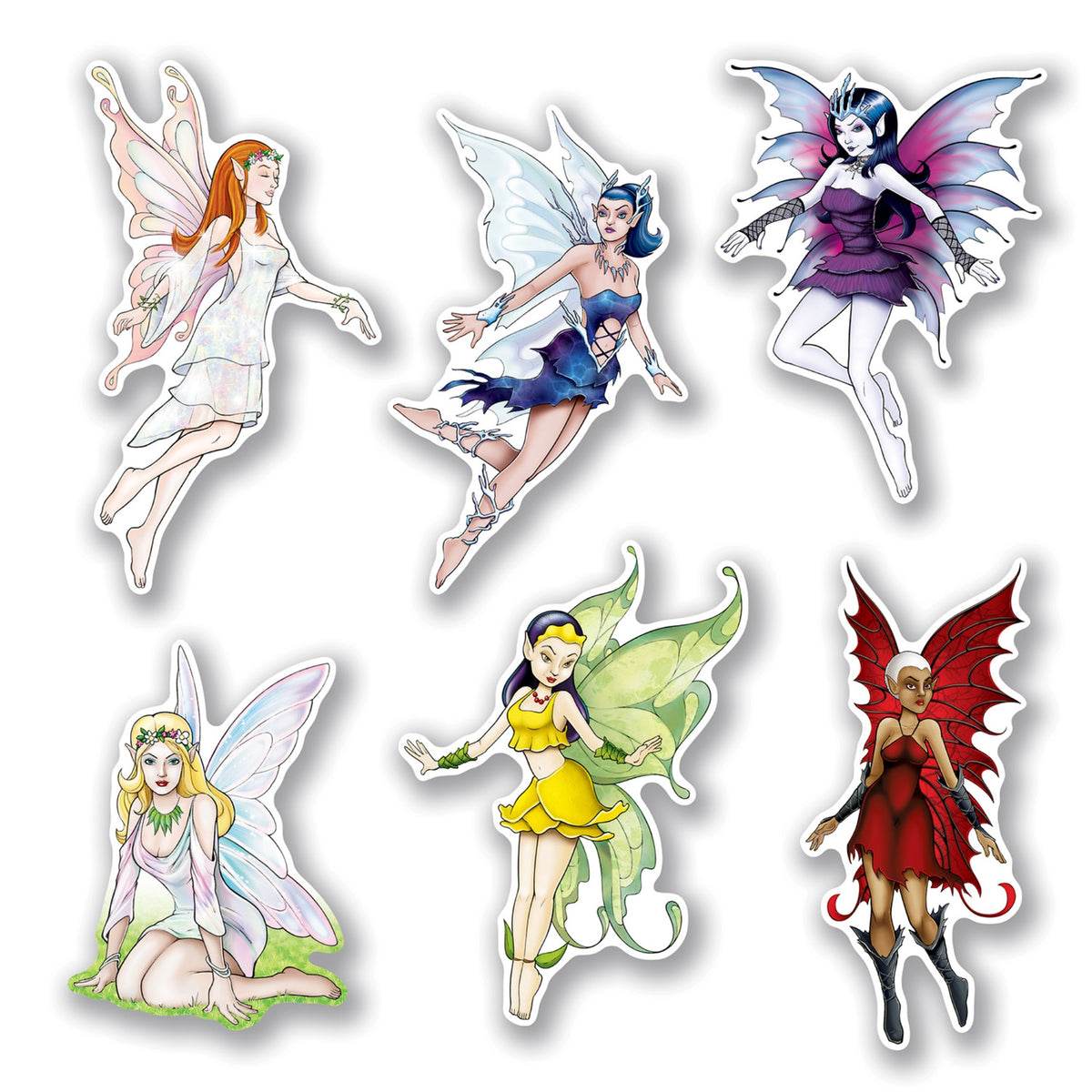 Fairy Cutouts, (Pack Of 12)