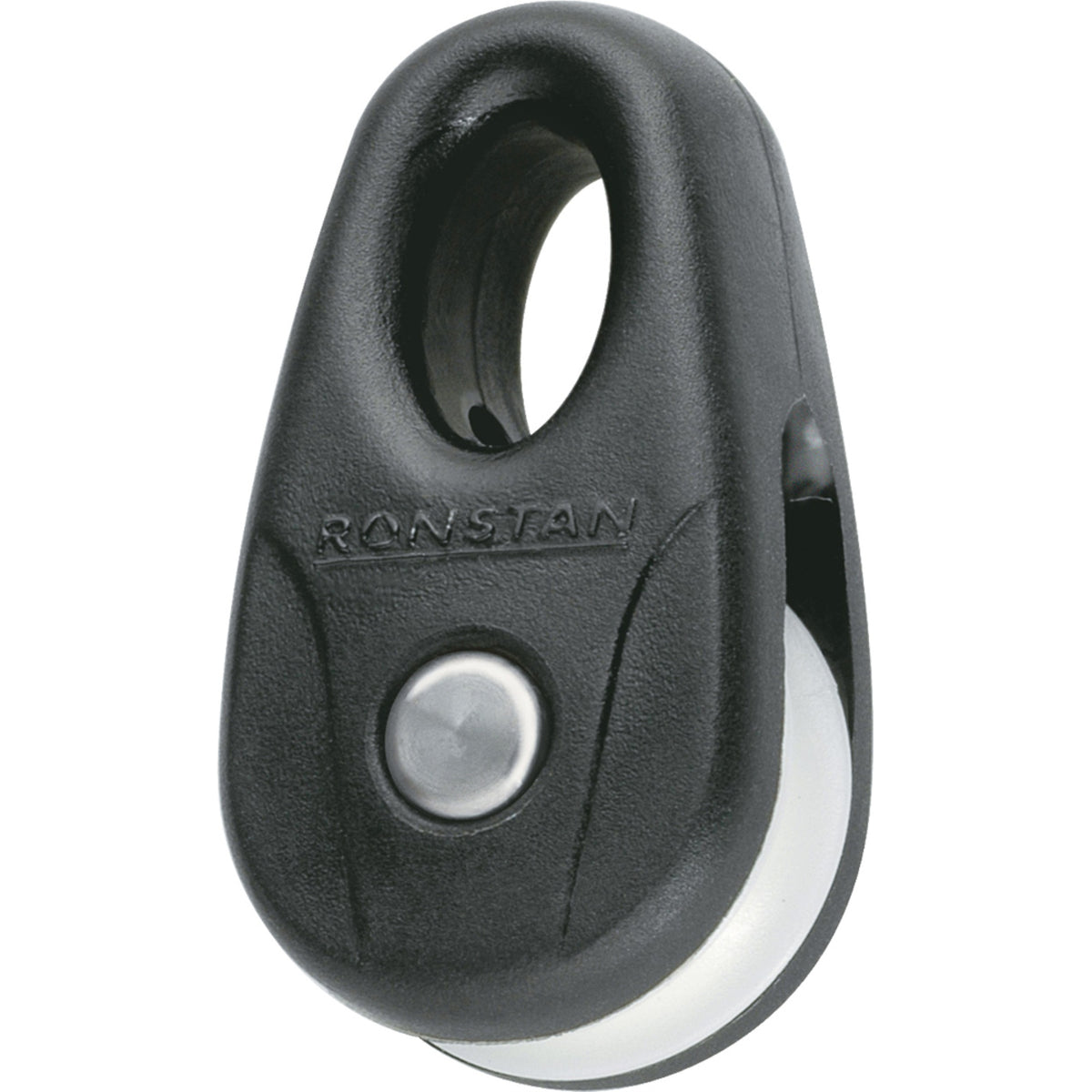 Ronstan Kite Block Black W/ White Sheave (Pair)