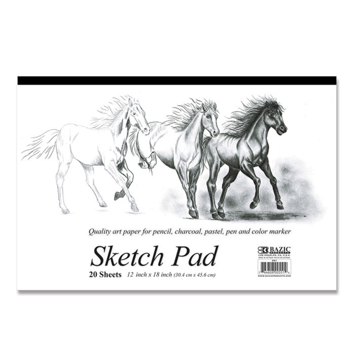 Bazic 20 Ct. 18' X 12' Sketch Pad