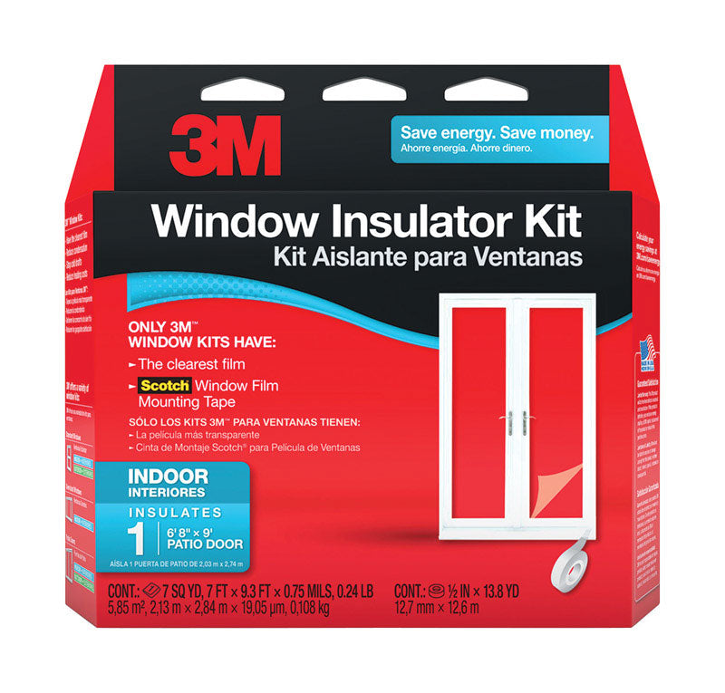 3M 2144W-6 Interior Patio Door Insulator Kit