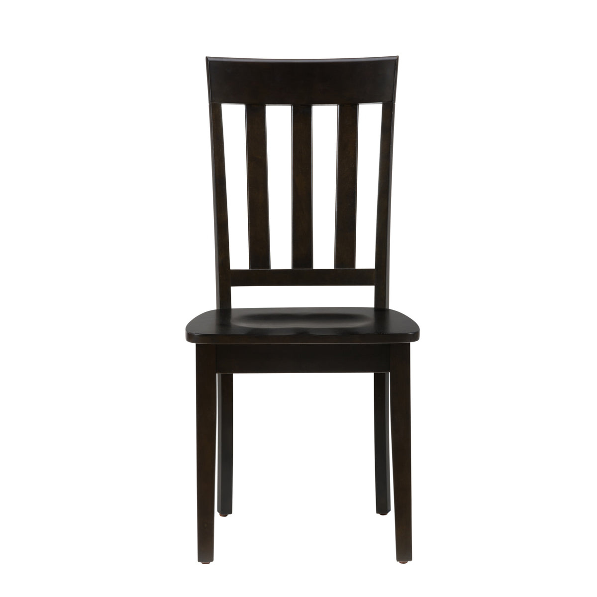 Simplicity Solid Wood Classic Slat Back Dining Chair (Set Of 2)