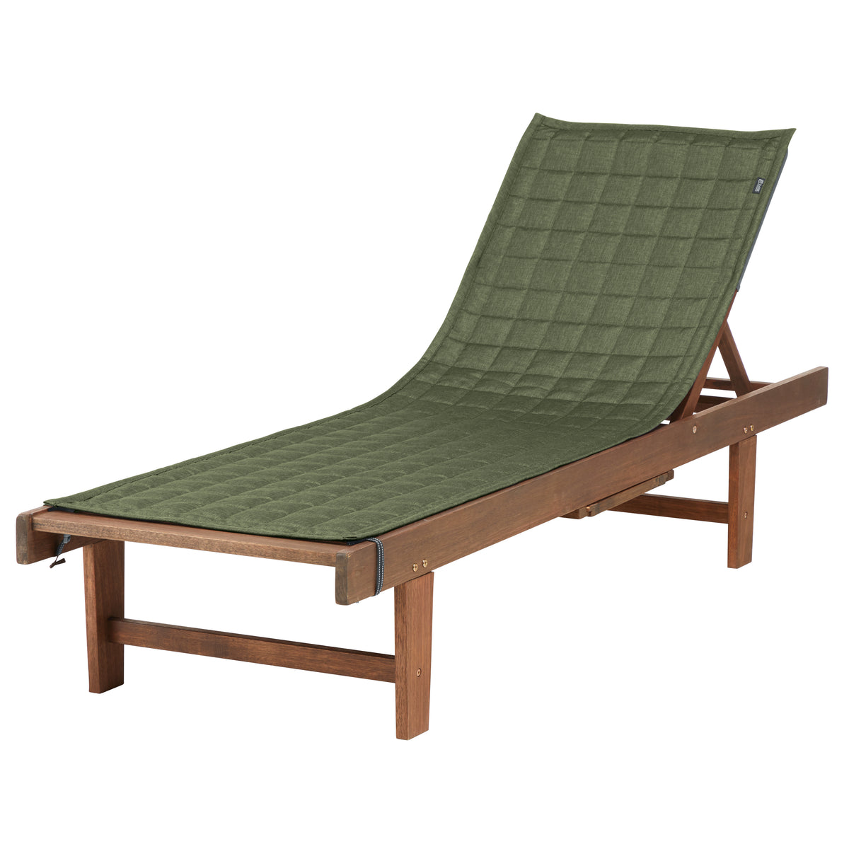Montlake Fadesafe Patio Chaise Lounge Slipcover, By Classic Accessories, 80' X 26', Heather Fern