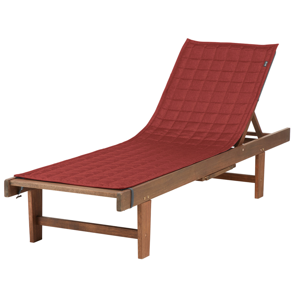 Montlake Fadesafe Patio Chaise Lounge Slipcover, By Classic Accessories, 72' X 21', Heather Henna