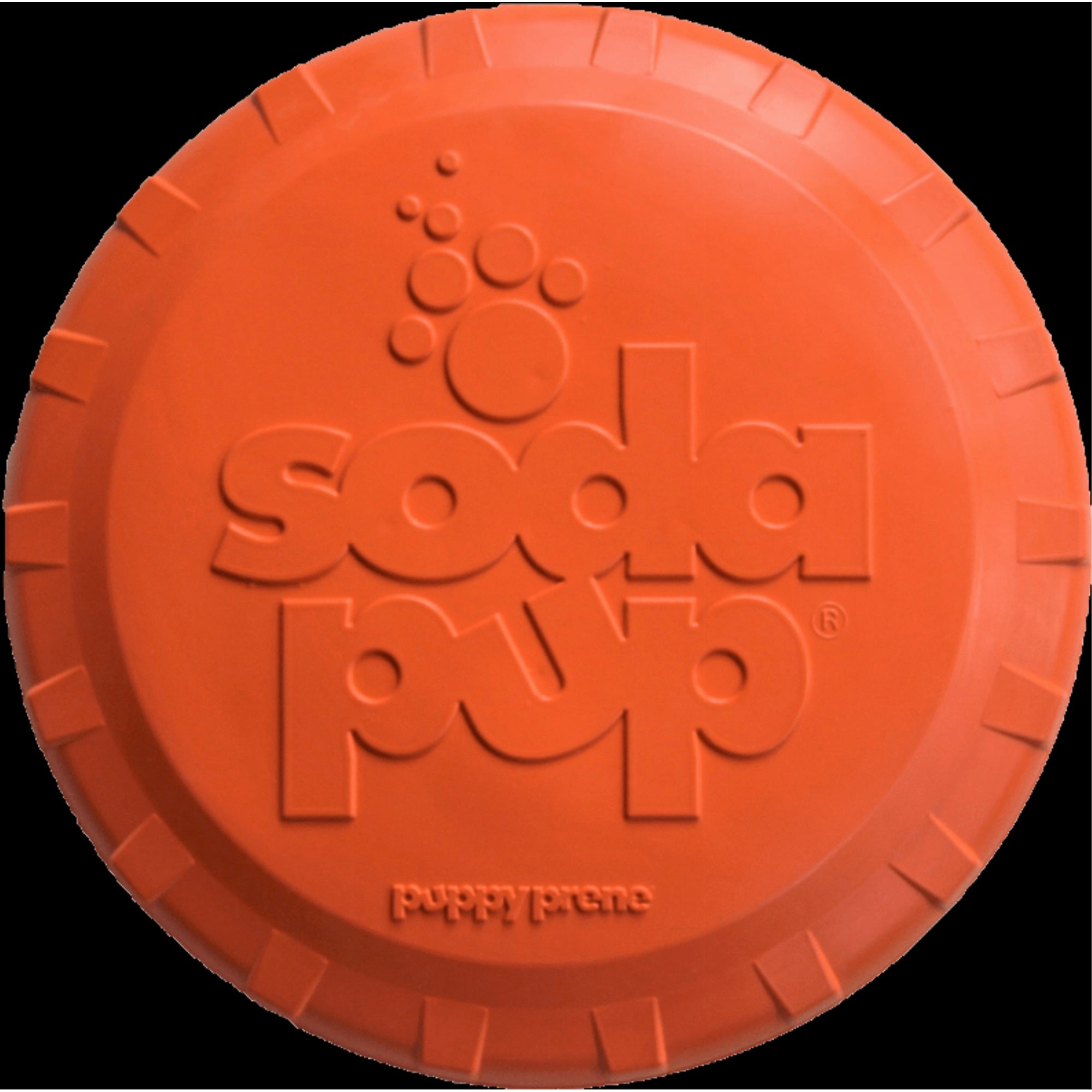 Sp Bottle Top Flyer Durable Rubber Retrieving Frisbee