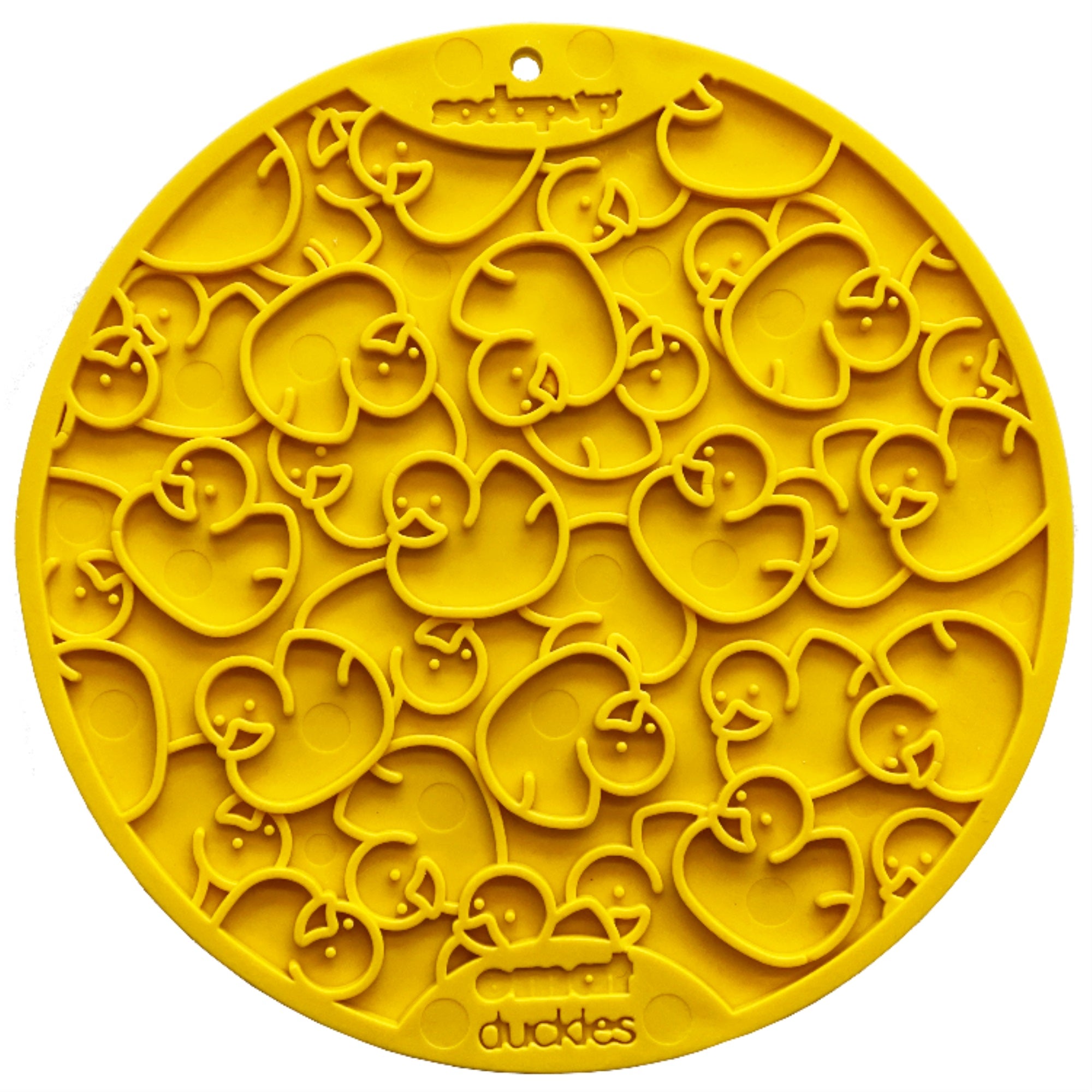 Duckies Design Emat Enrichment Lick Mat With Suction Cups