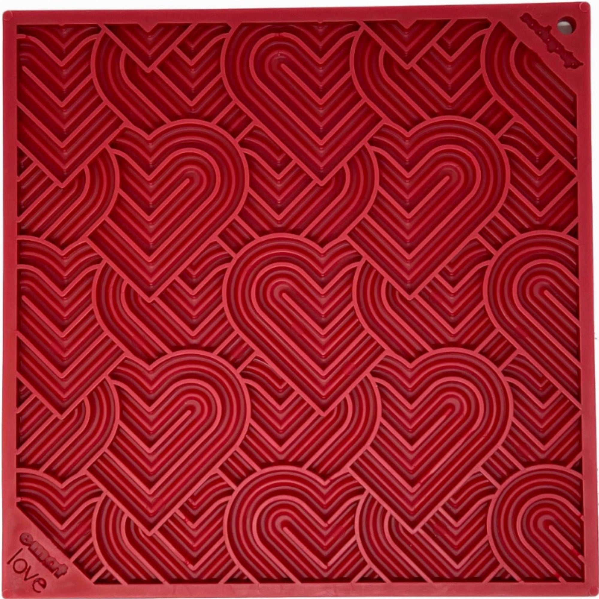 Heart Design “Love” eMat Enrichment Lick Mat