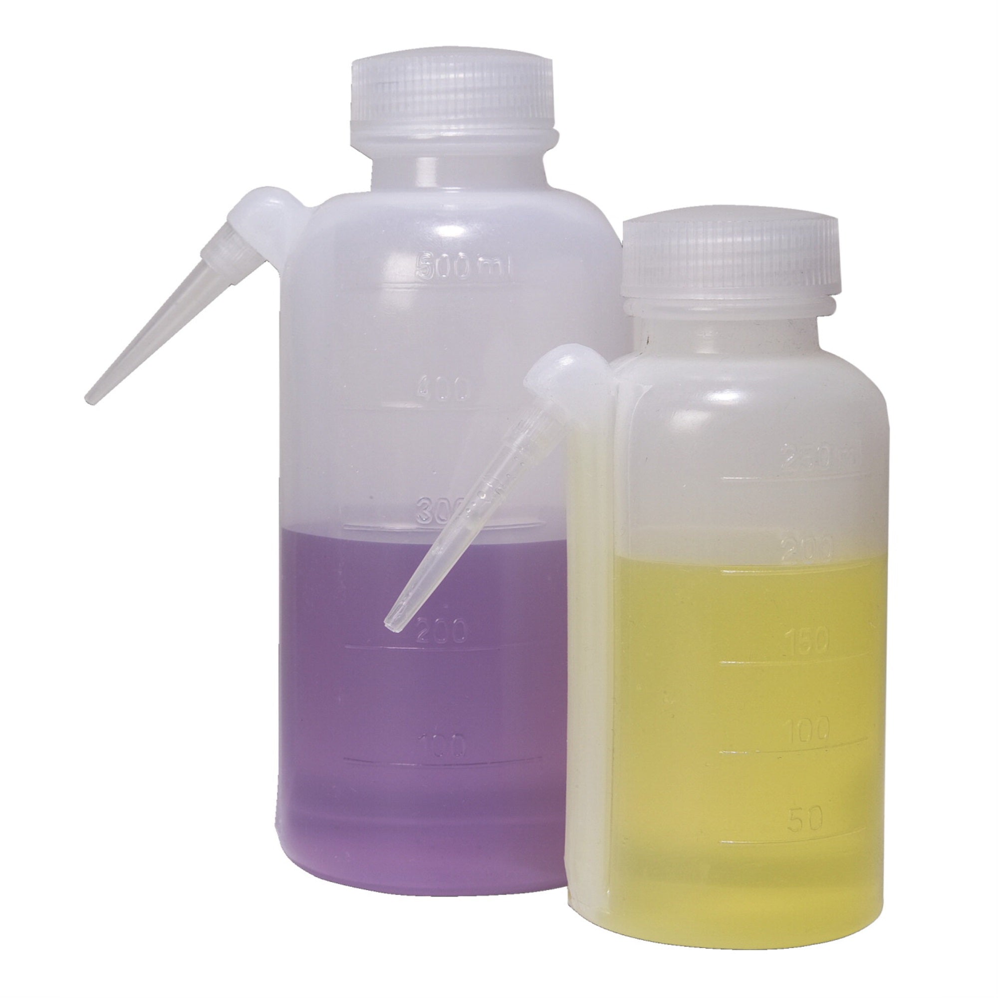 Frey Scientific Polyethylene Unitary Wash Bottles - 250 Ml - Pack Of 4