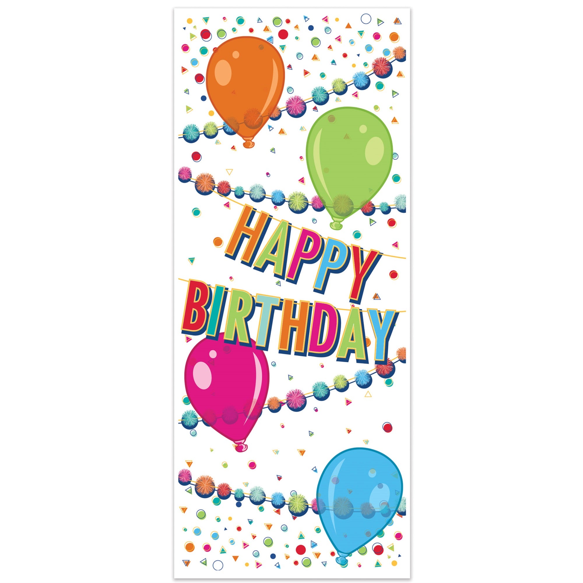 Happy Birthday Door Cover All-Weather Pack Of 12