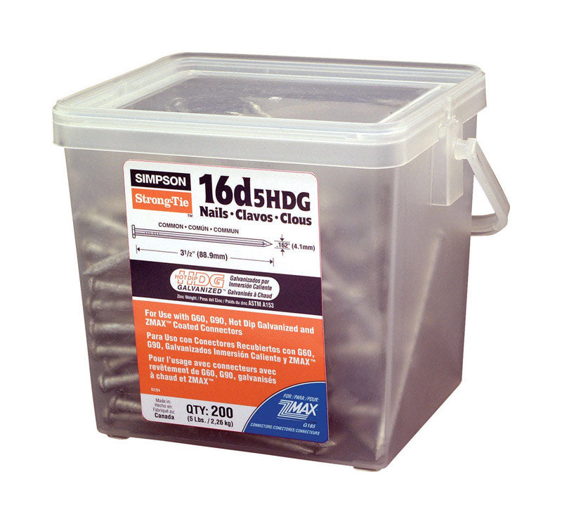 Hdg Nails 16D 5#Box (Pack Of 1)