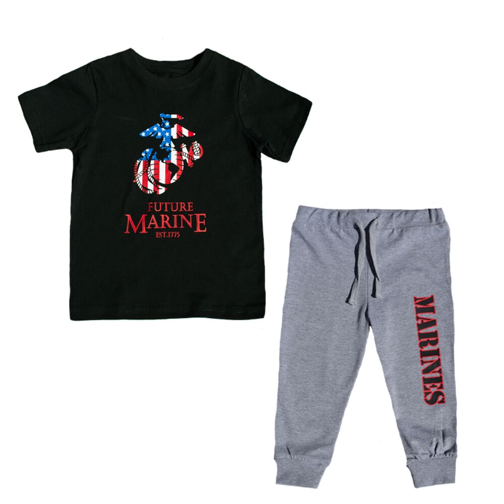 MARINE TODDLER 2PC JOGGER SET 3T