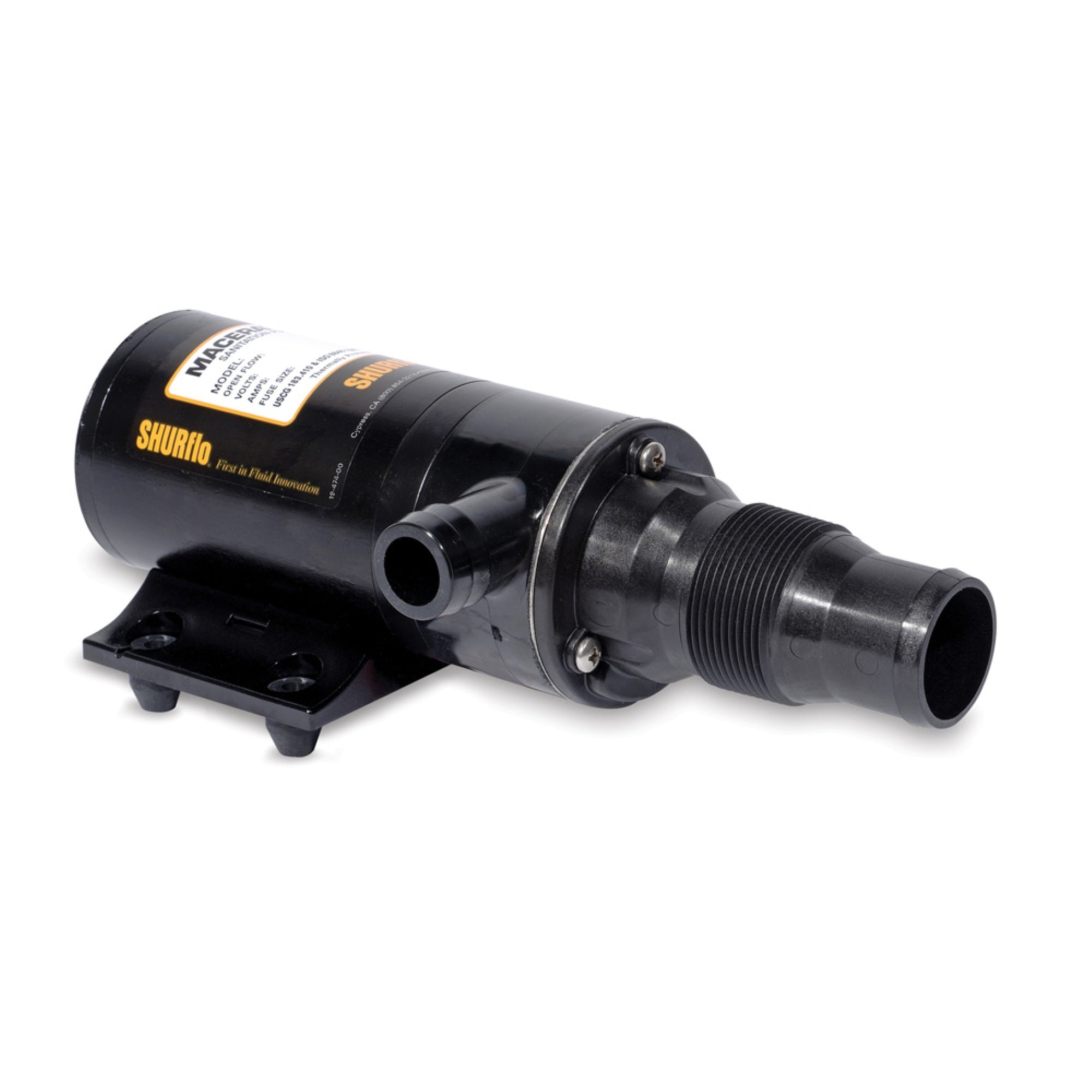Shurflo Macerator Pump 12Vdc 13Gpm Self-Priming Dual Blade