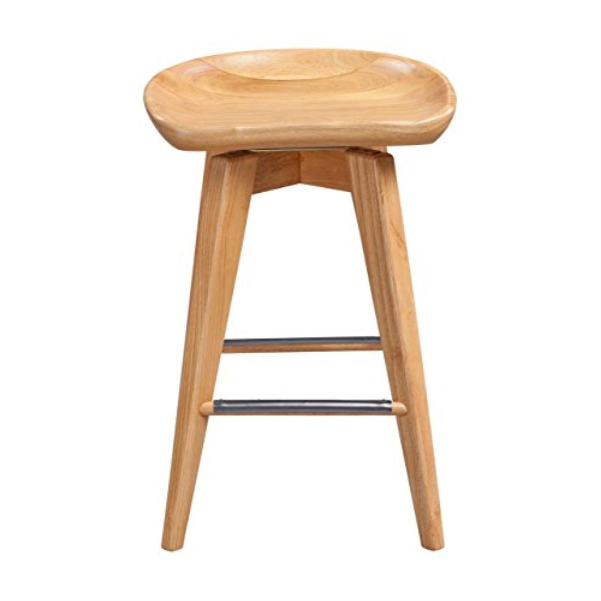29 Bali Swivel Bar Stool, Natural