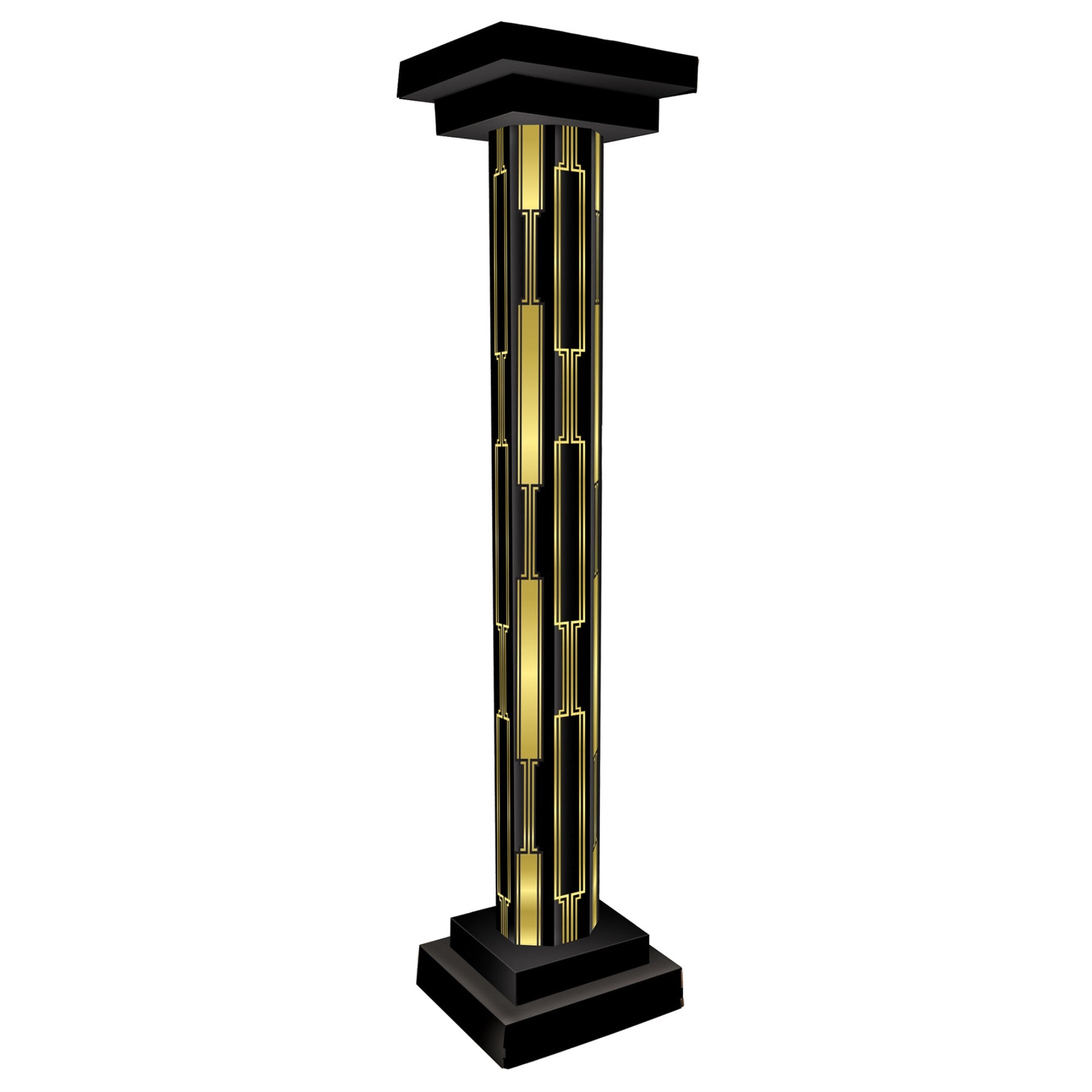 Great 20'S 3-D Tall Column Props Foil; Assembly Required Pack Of 1