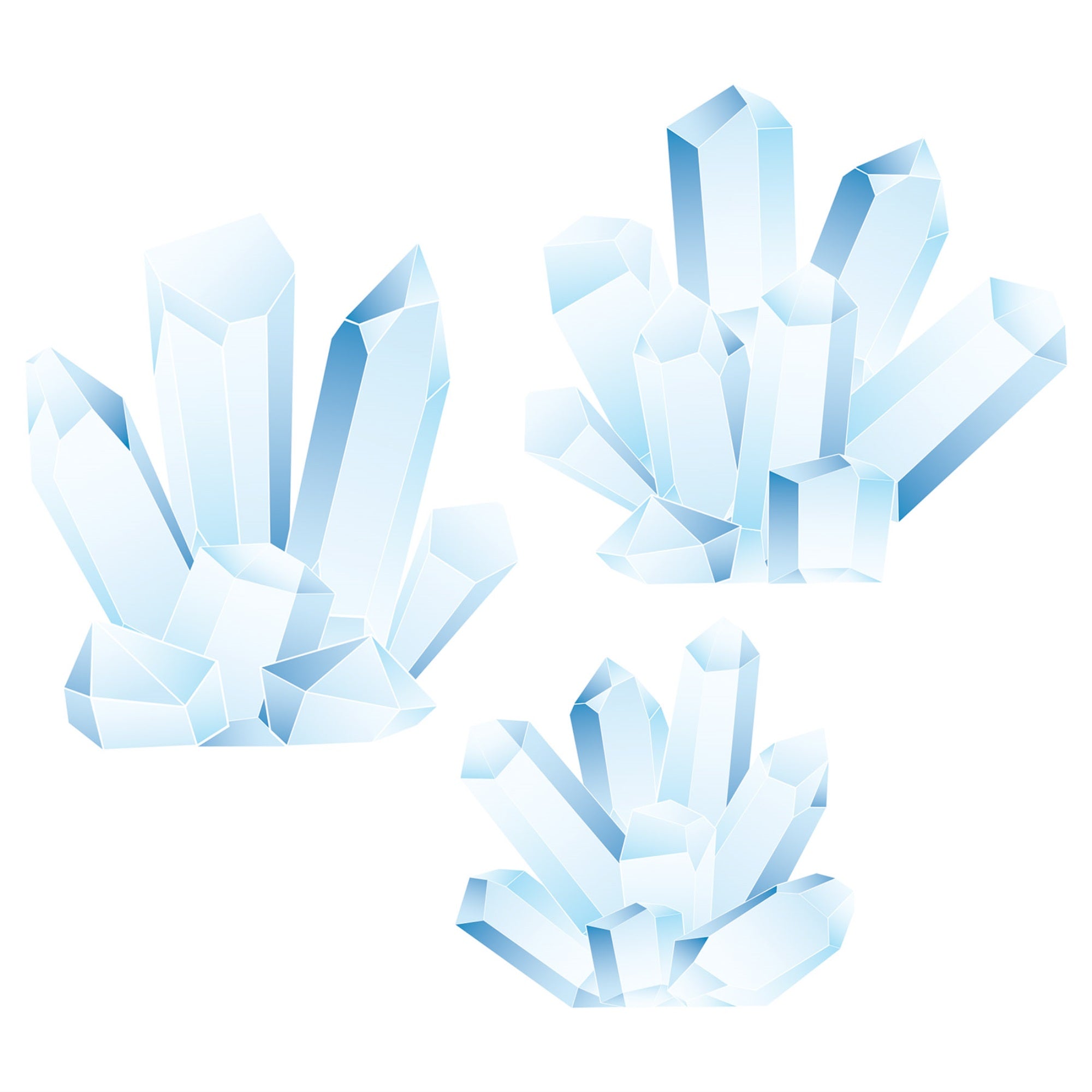 Winter Wonderland Ice Crystal Stand-Ups Easel Attached; Assembly Required; 128  X 28 , 138  X 34 , 138  X 35  Pack Of 1